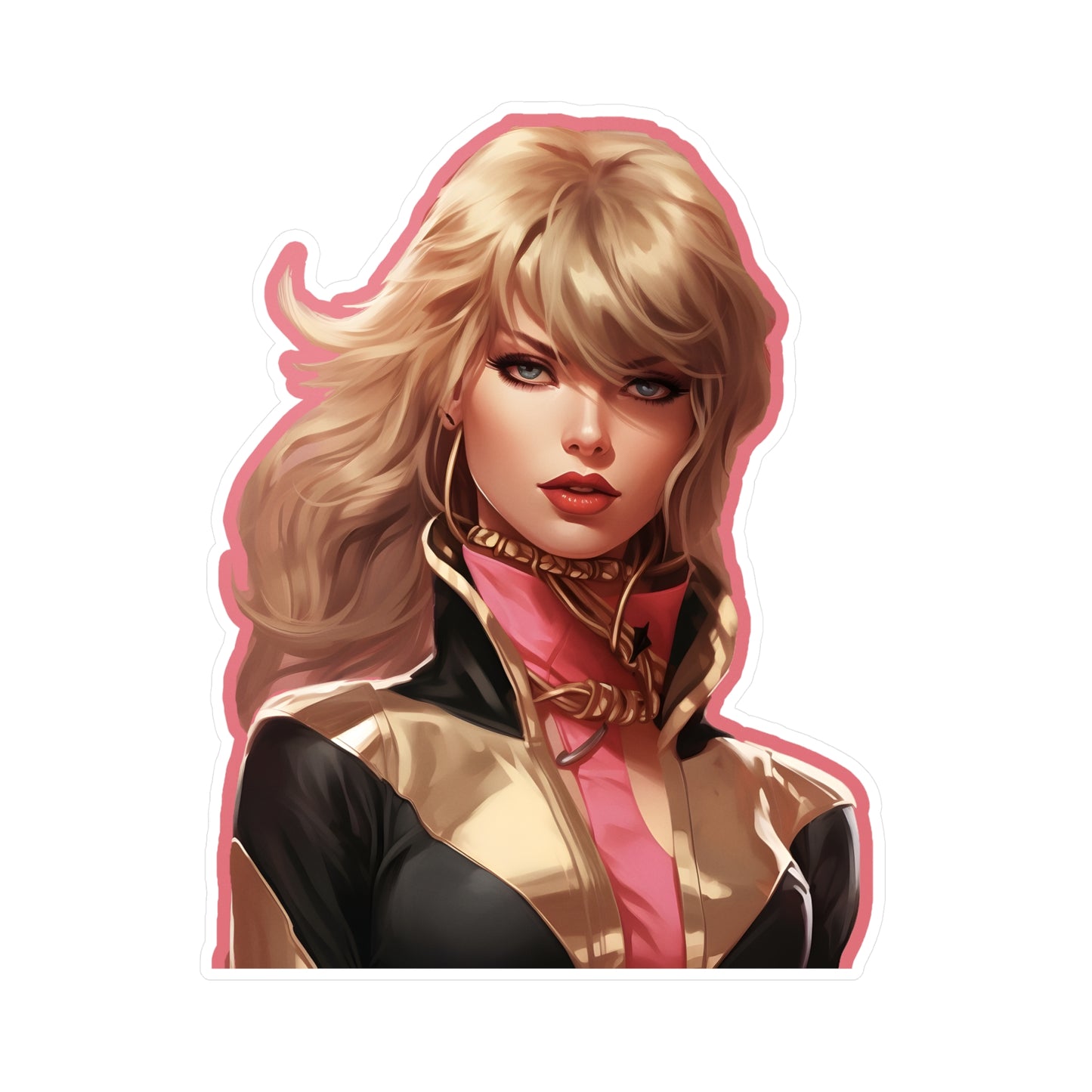 Anime Taylor Swift 4- Kiss-Cut Vinyl Decals