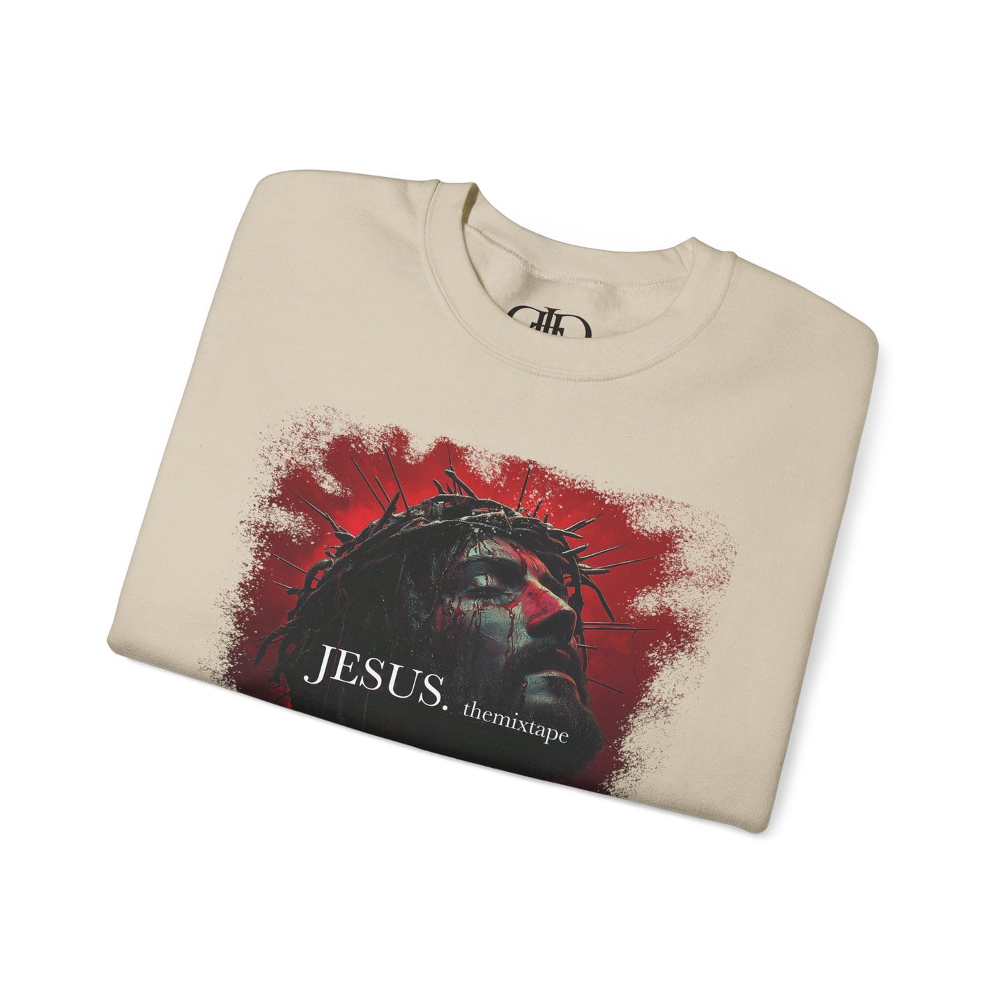 JESUS. themixtape” Crewneck Sweatshirt — Disciple Dad Official Faith Streetwear