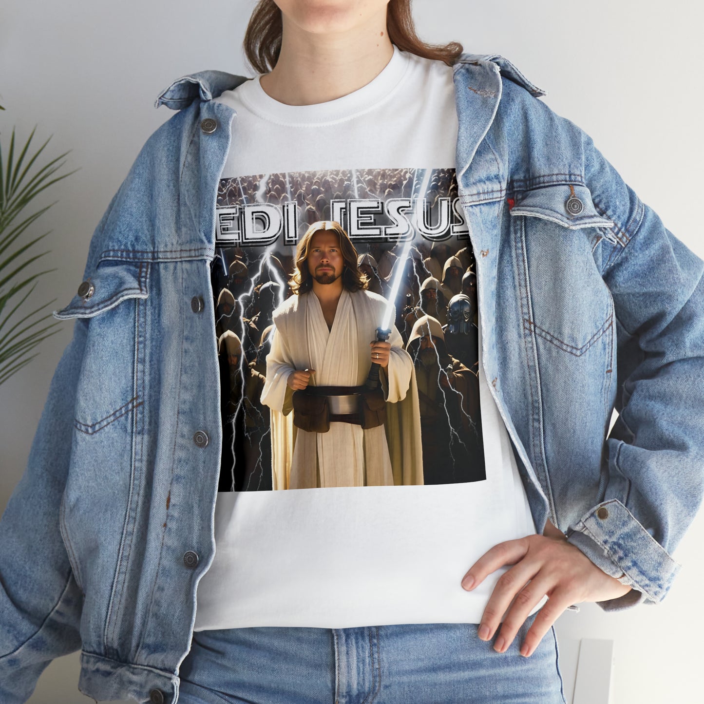 Jedi Jesus Unisex Heavy Cotton Tee