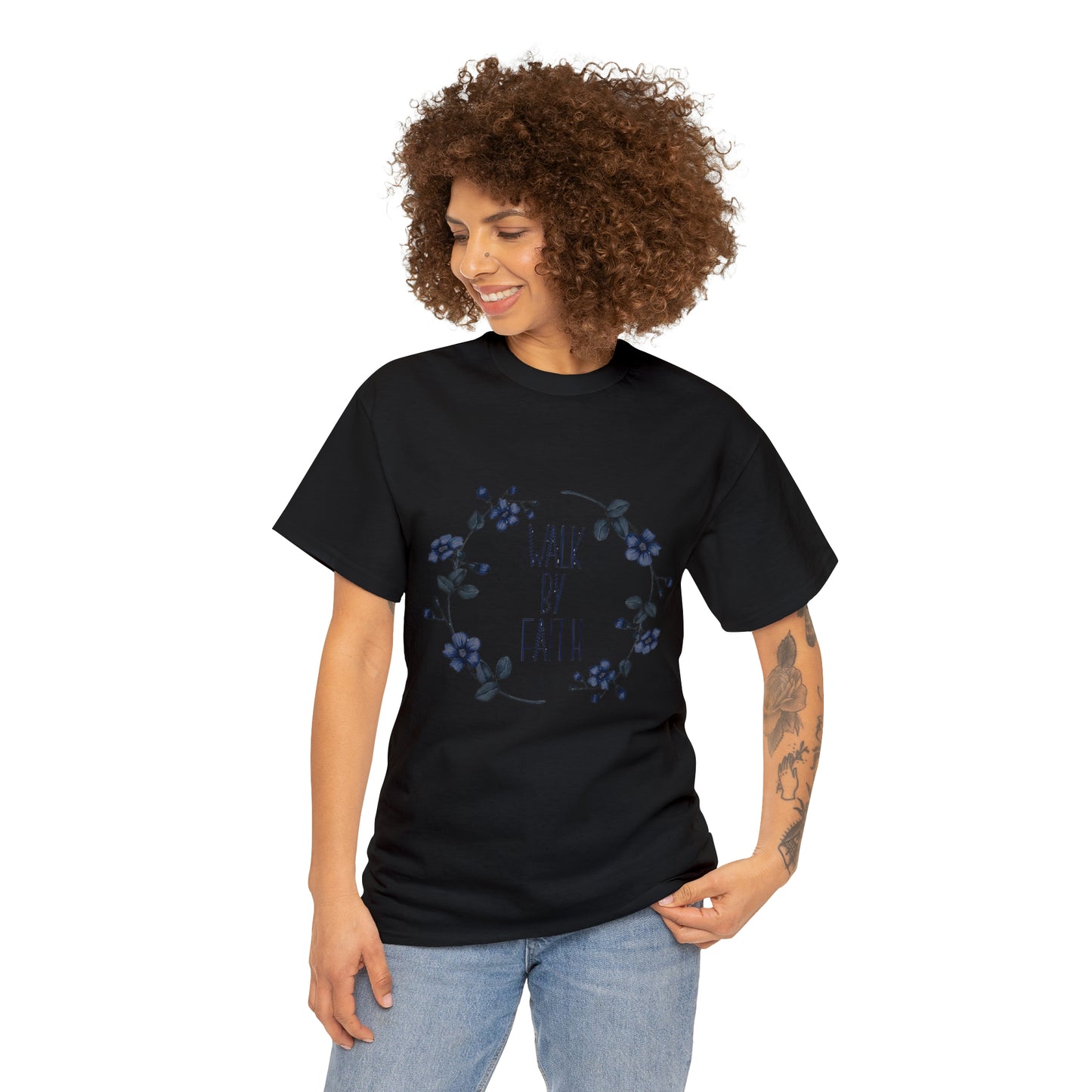 Walk by FAITH Unisex Heavy Cotton Tee