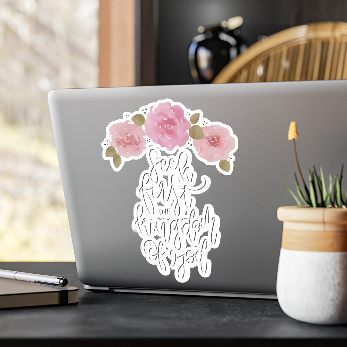 Seek First the Kingdom of God  - Kiss-Cut Vinyl Decals