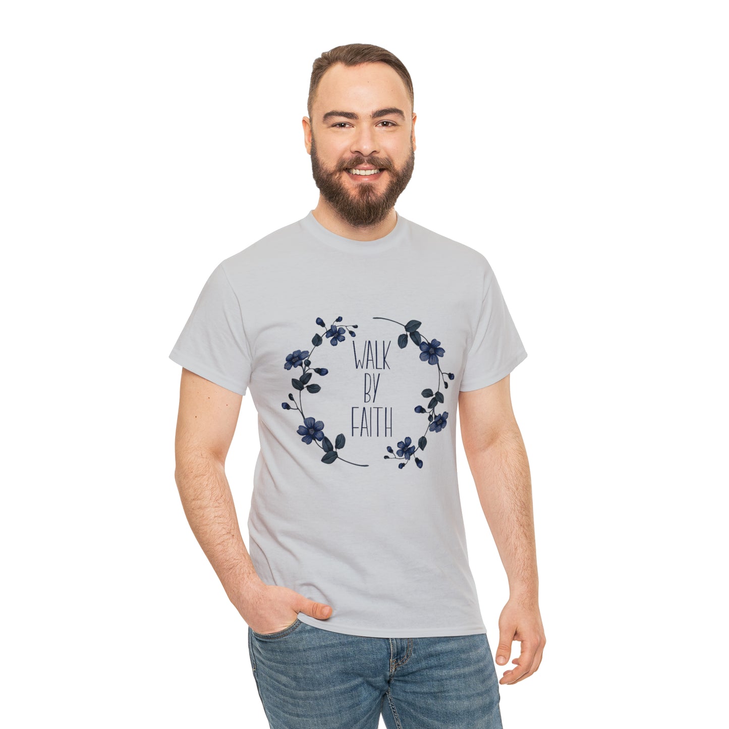 Walk by FAITH Unisex Heavy Cotton Tee
