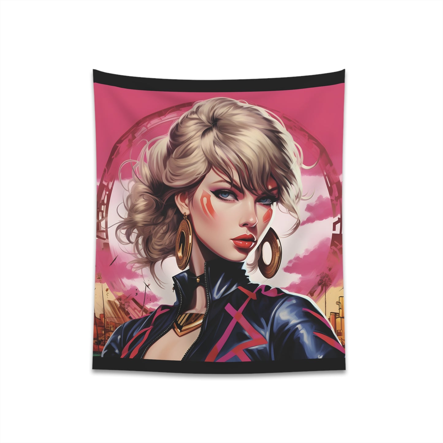 Anime Taylor Swift 2- Printed Wall Tapestry