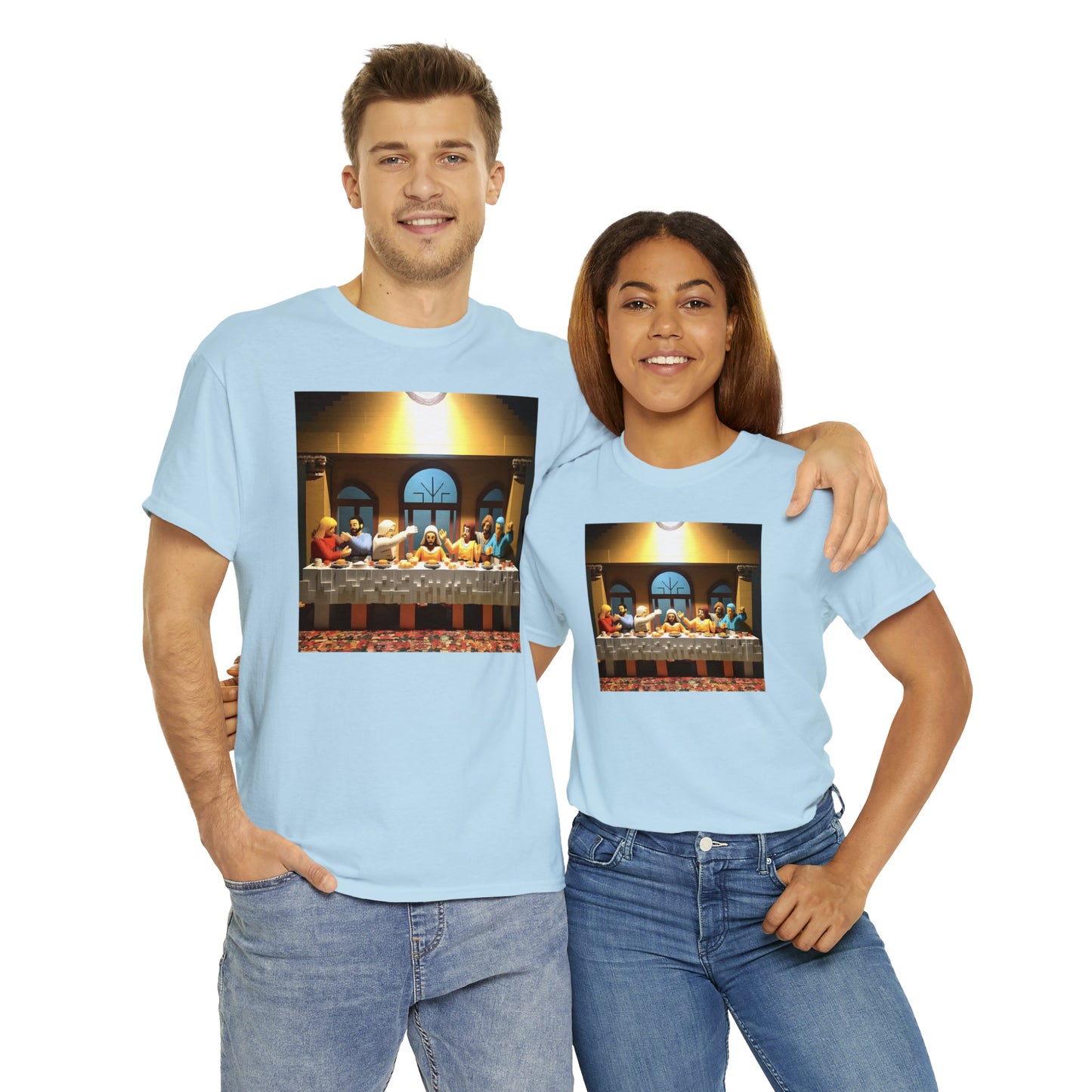 “The Last Supper” LEGO BOX SET -  Unisex Heavy Cotton Tee