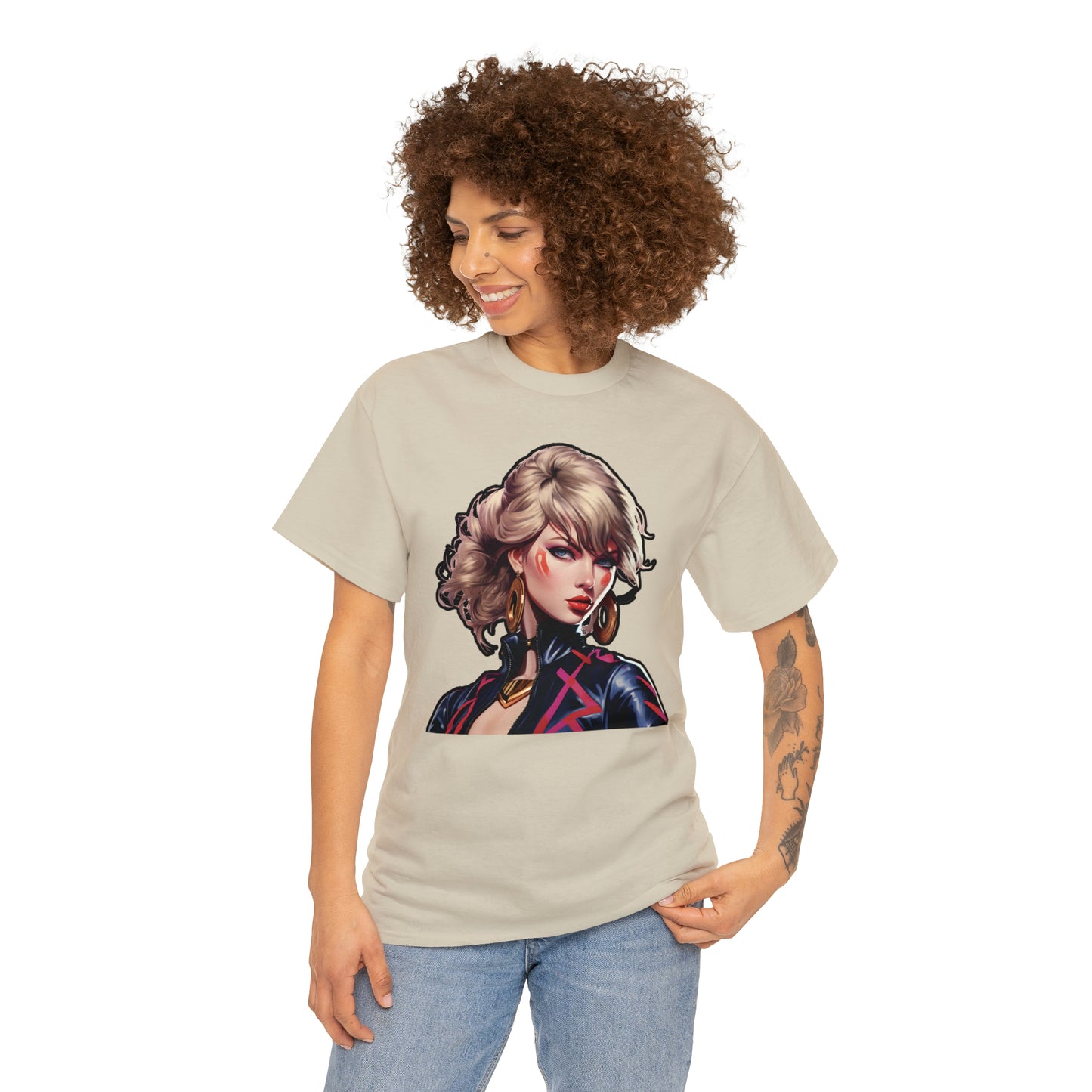 Anime Taylor Swift 2- Unisex Heavy Cotton Tee