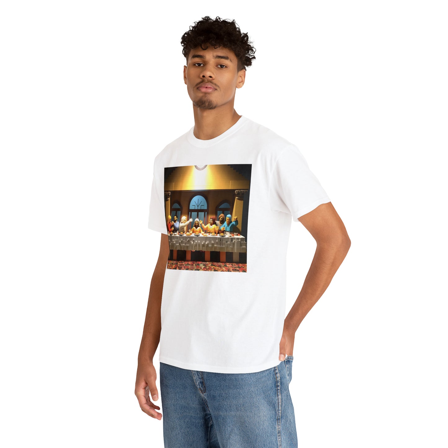 “The Last Supper” LEGO BOX SET -  Unisex Heavy Cotton Tee