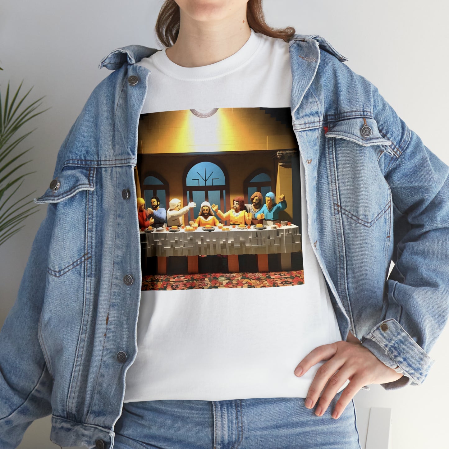 “The Last Supper” LEGO BOX SET -  Unisex Heavy Cotton Tee