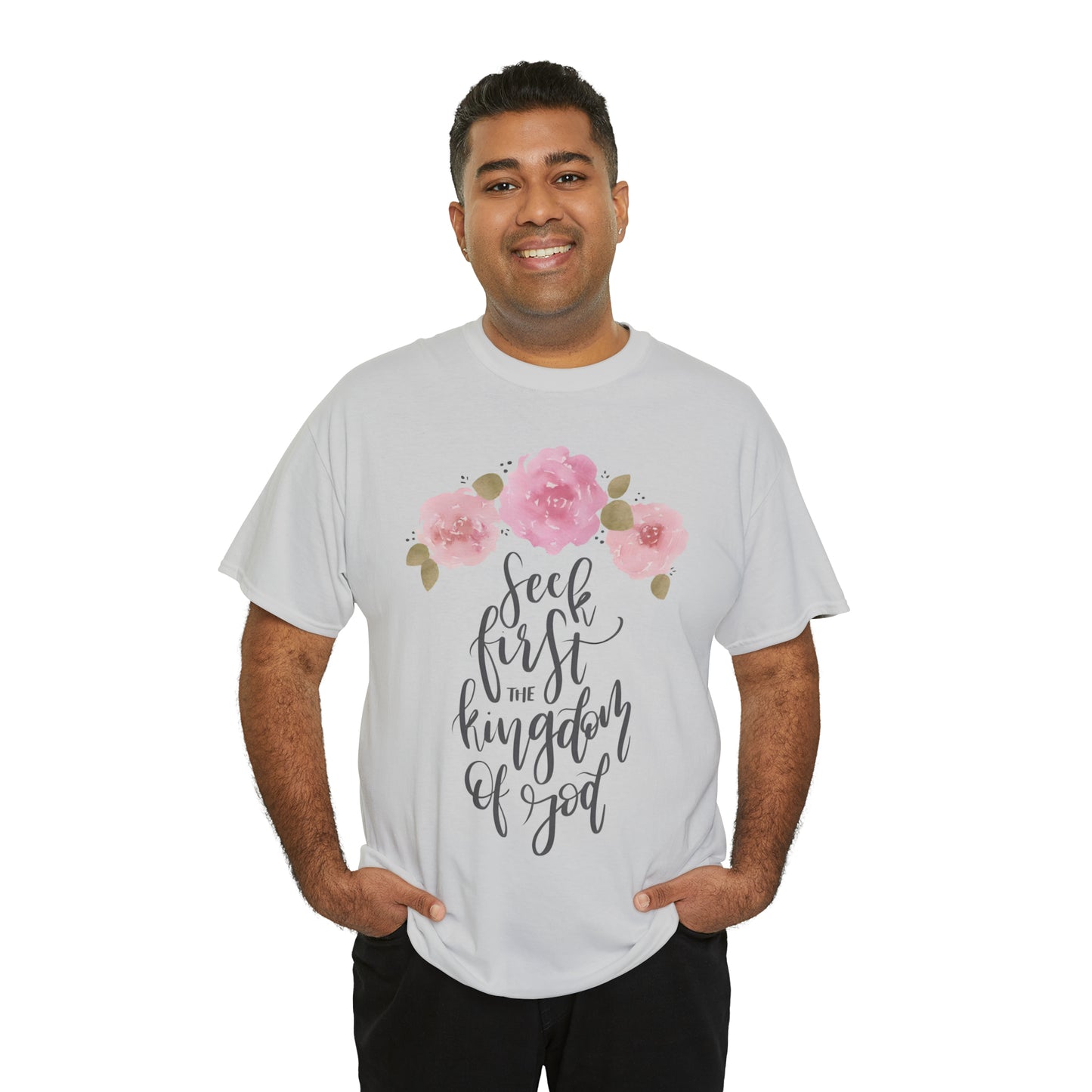 Seek First the Kingdom of God Unisex Heavy Cotton Tee
