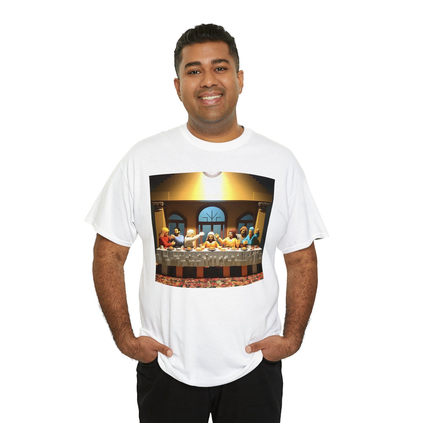 “The Last Supper” LEGO BOX SET -  Unisex Heavy Cotton Tee