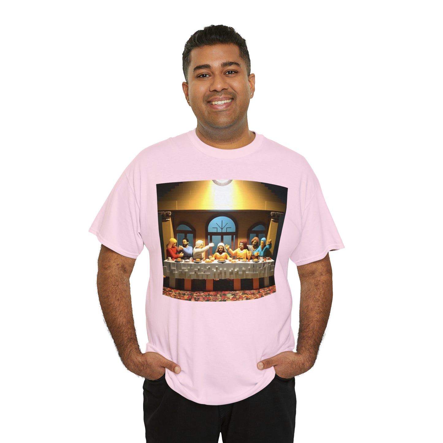 “The Last Supper” LEGO BOX SET -  Unisex Heavy Cotton Tee
