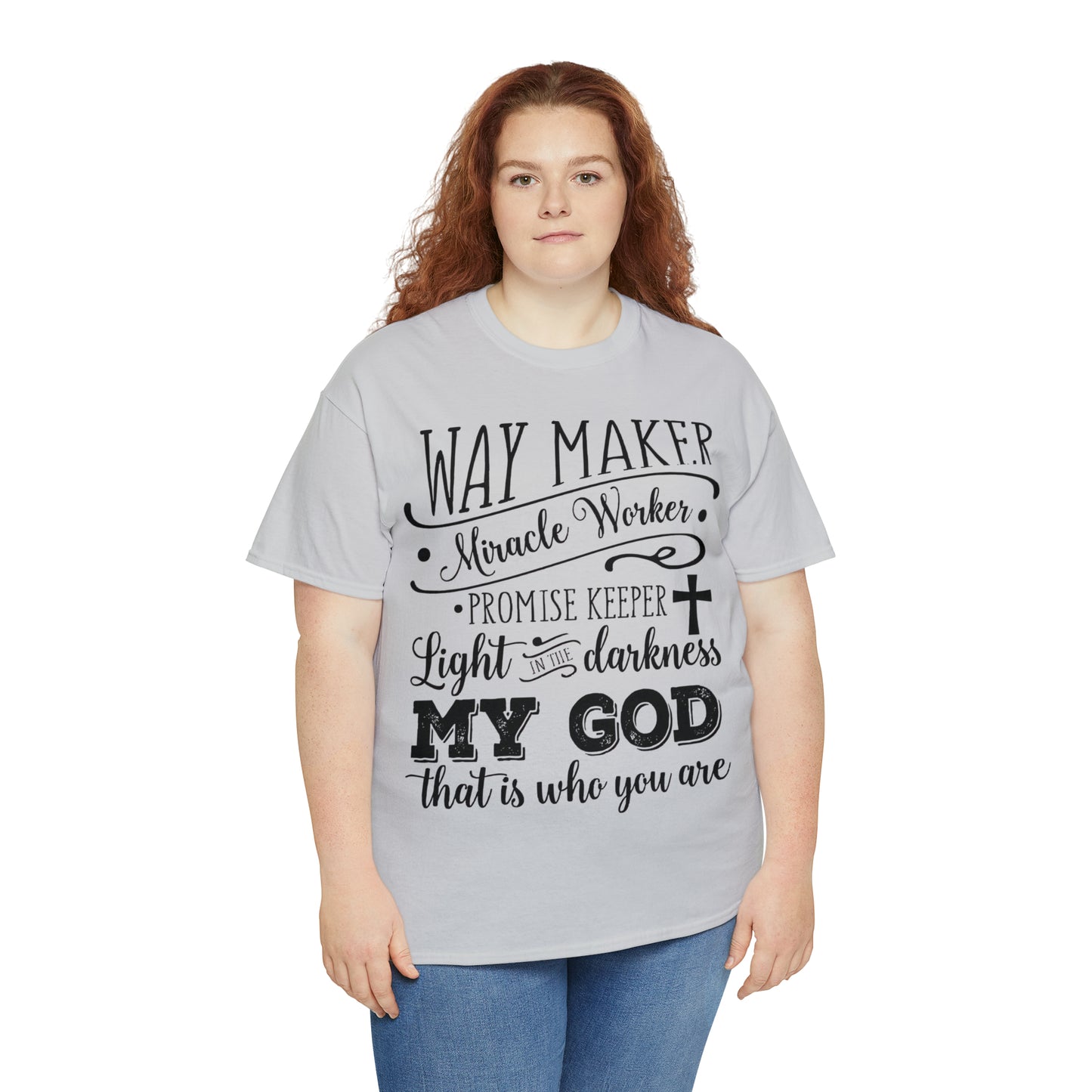 Waymaker Miracle Worker - Unisex Heavy Cotton Short Sleeve Tee