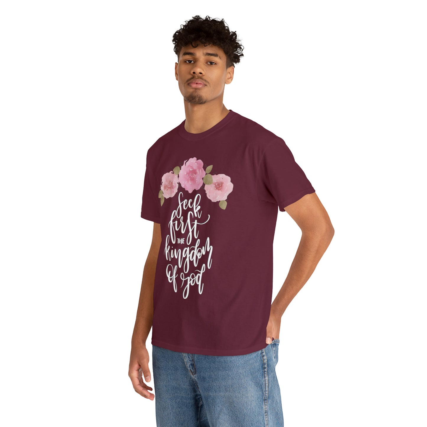 Seek First the Kingdom of God Unisex Heavy Cotton Tee