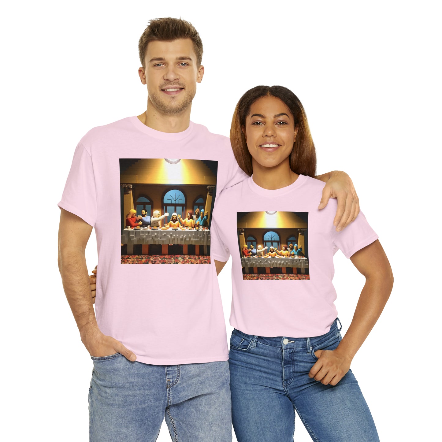 “The Last Supper” LEGO BOX SET -  Unisex Heavy Cotton Tee