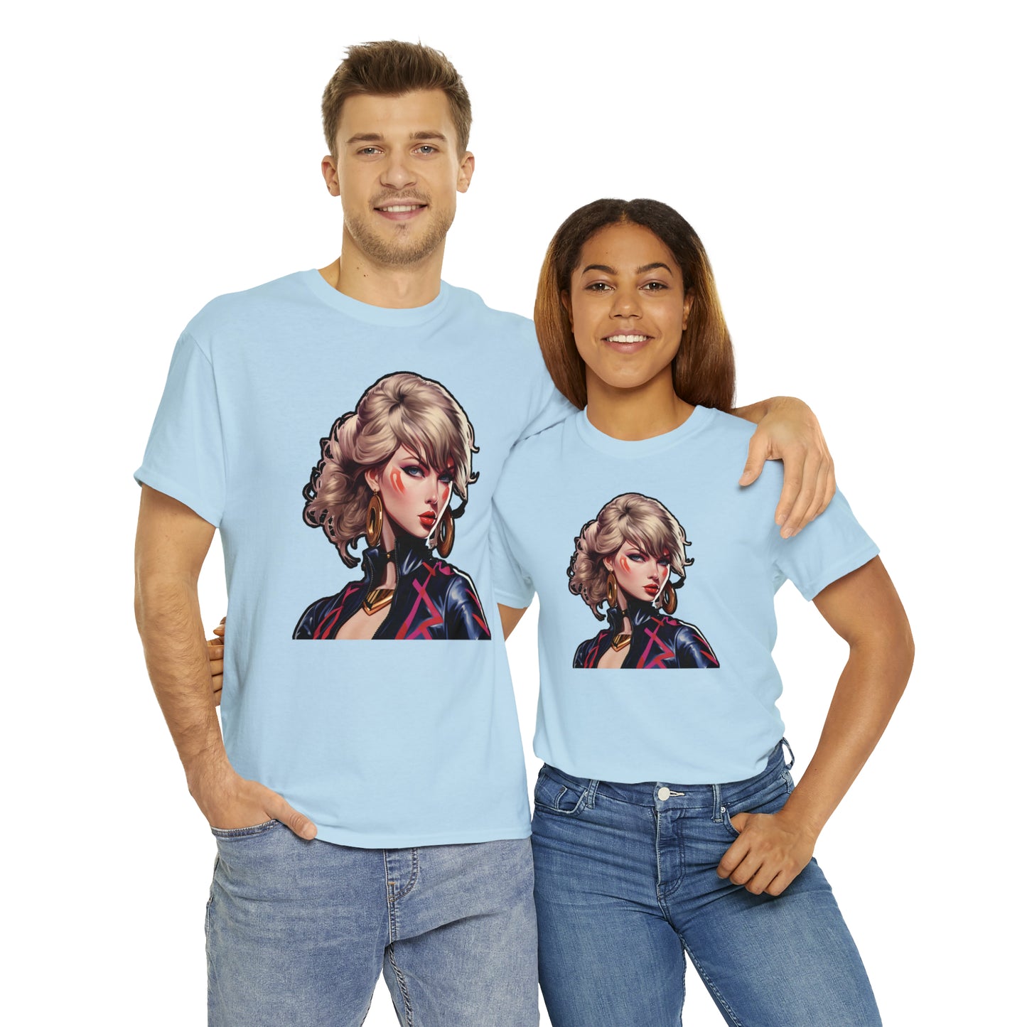 Anime Taylor Swift 2- Unisex Heavy Cotton Tee