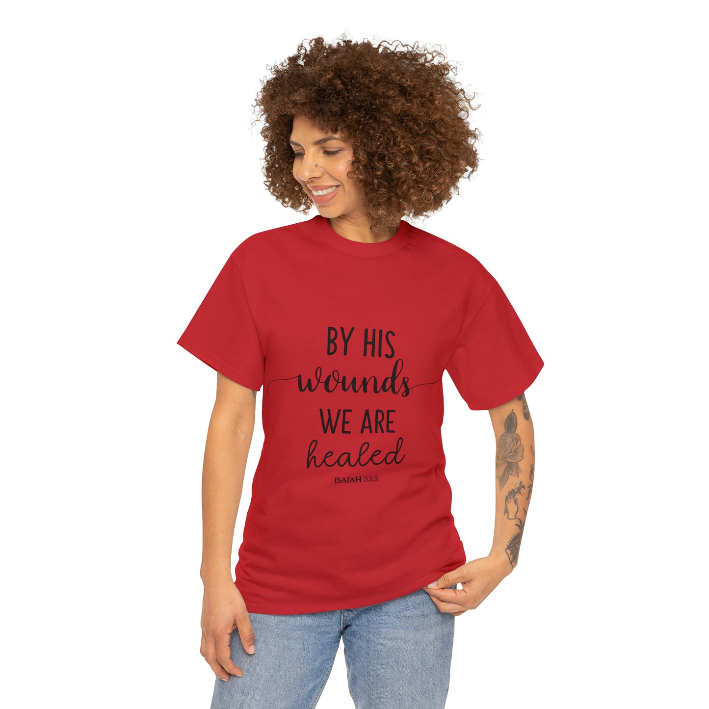 By HIS wounds we are healed - Isaiah - CR Celebrate Recovery Classic Logo - Ultra Cotton Long Sleeve Tee