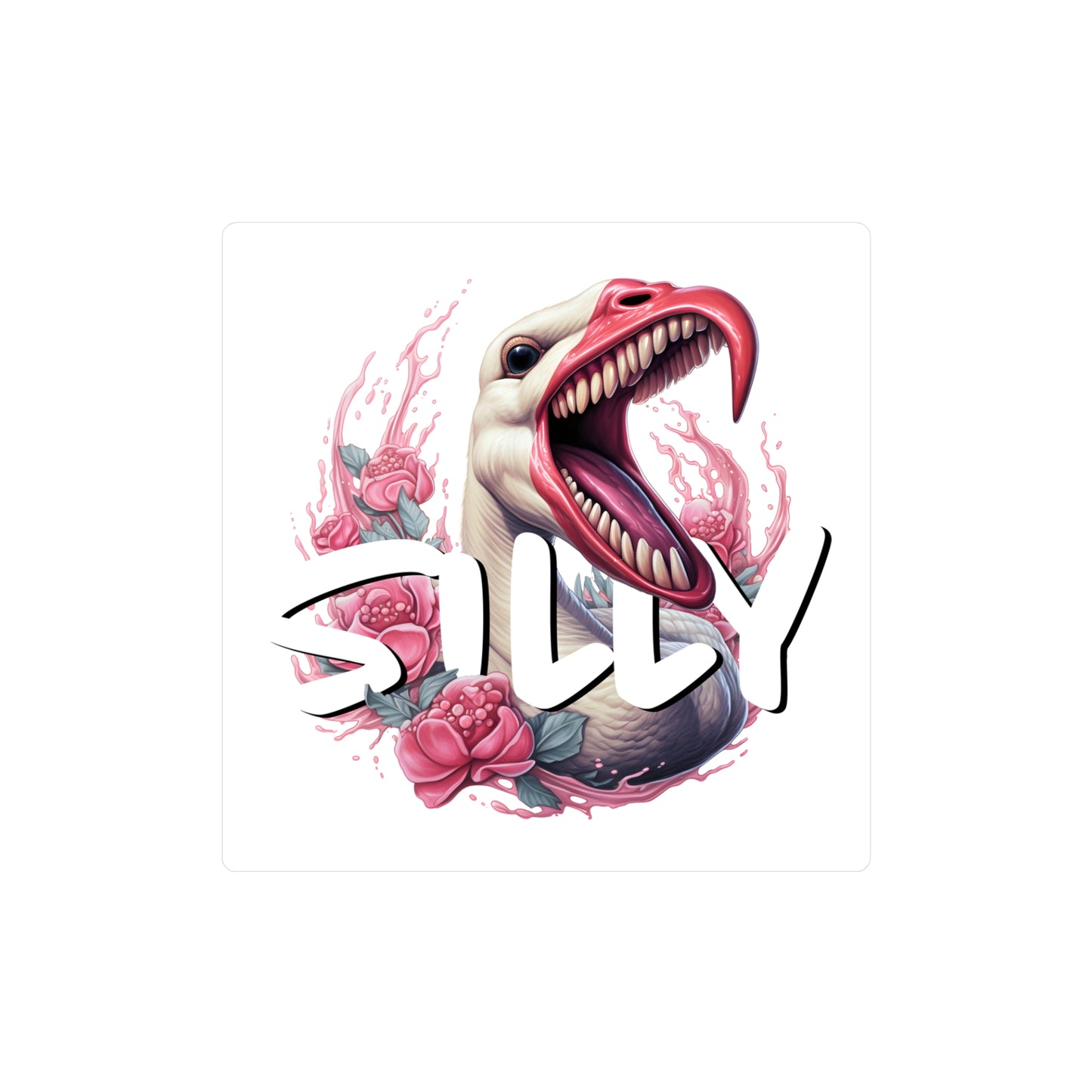 Aggressively Silly Goose - Kiss-Cut Vinyl Decals
