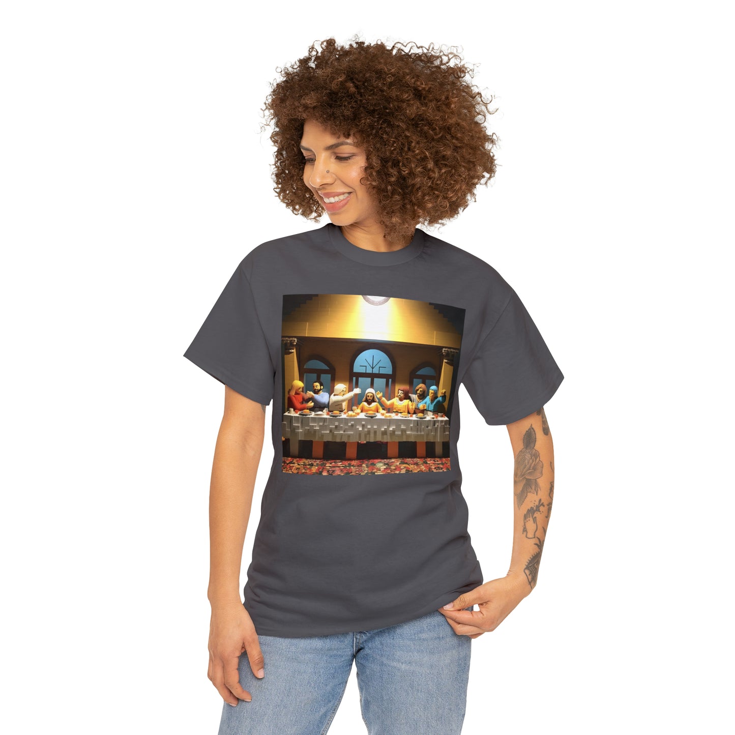 “The Last Supper” LEGO BOX SET -  Unisex Heavy Cotton Tee