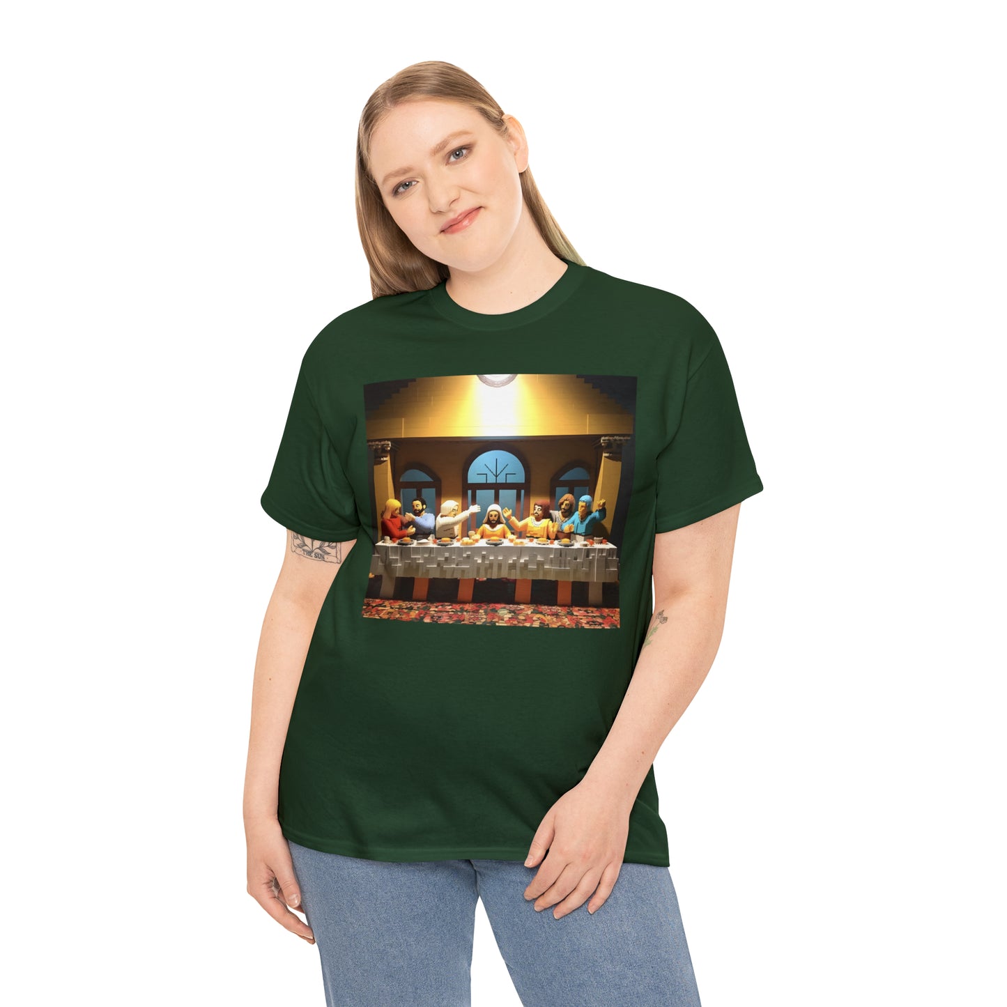 “The Last Supper” LEGO BOX SET -  Unisex Heavy Cotton Tee