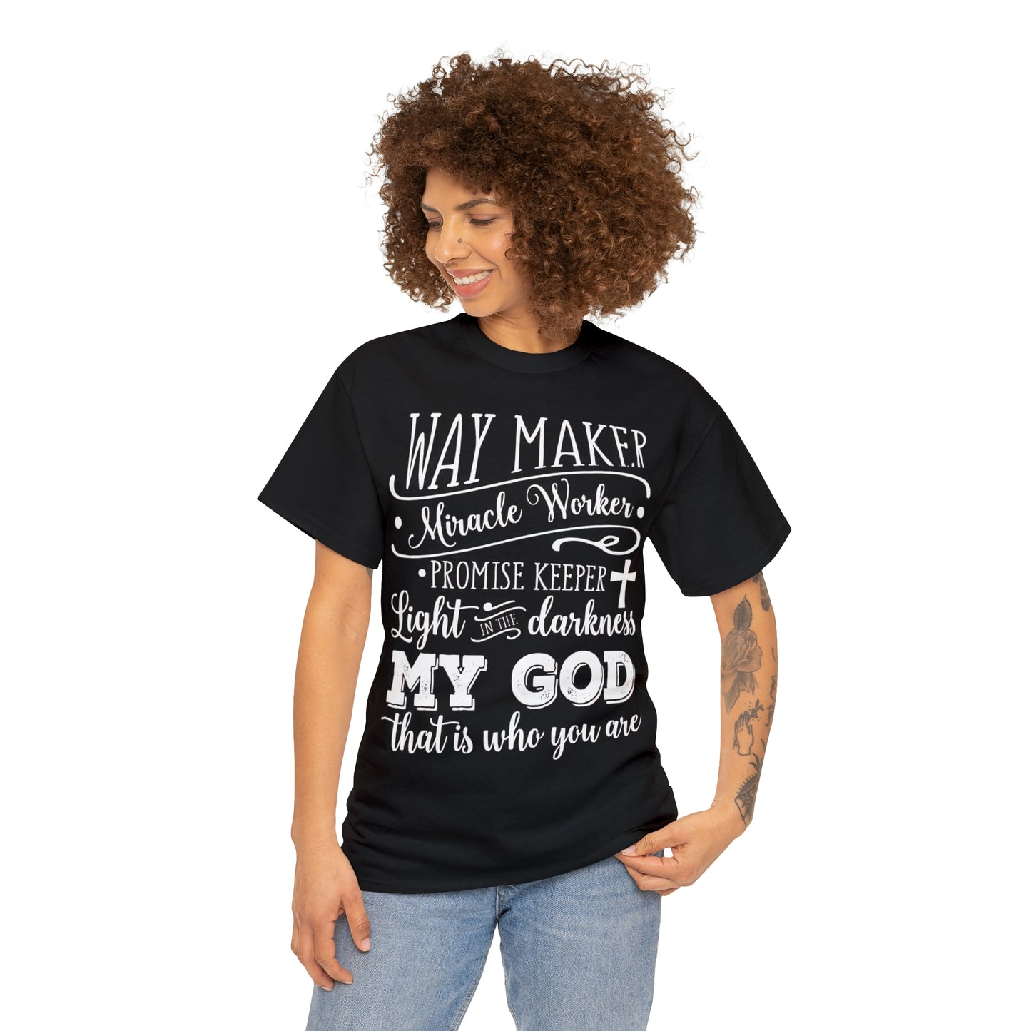 Waymaker Miracle Worker - Unisex Heavy Cotton Short Sleeve Tee