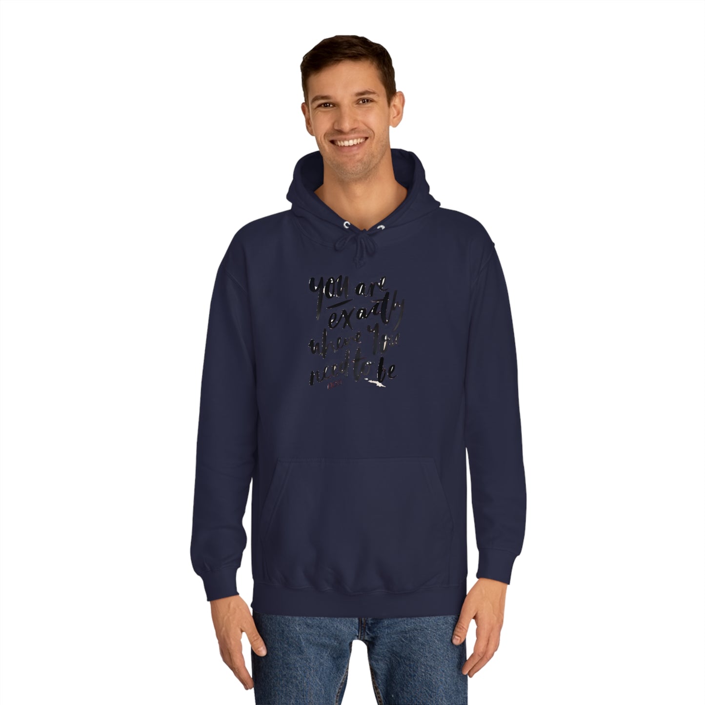 You are EXACTLY where you need to be - CR Celebrate Recovery Classic Logo - Ultra Cotton Long Sleeve Tee