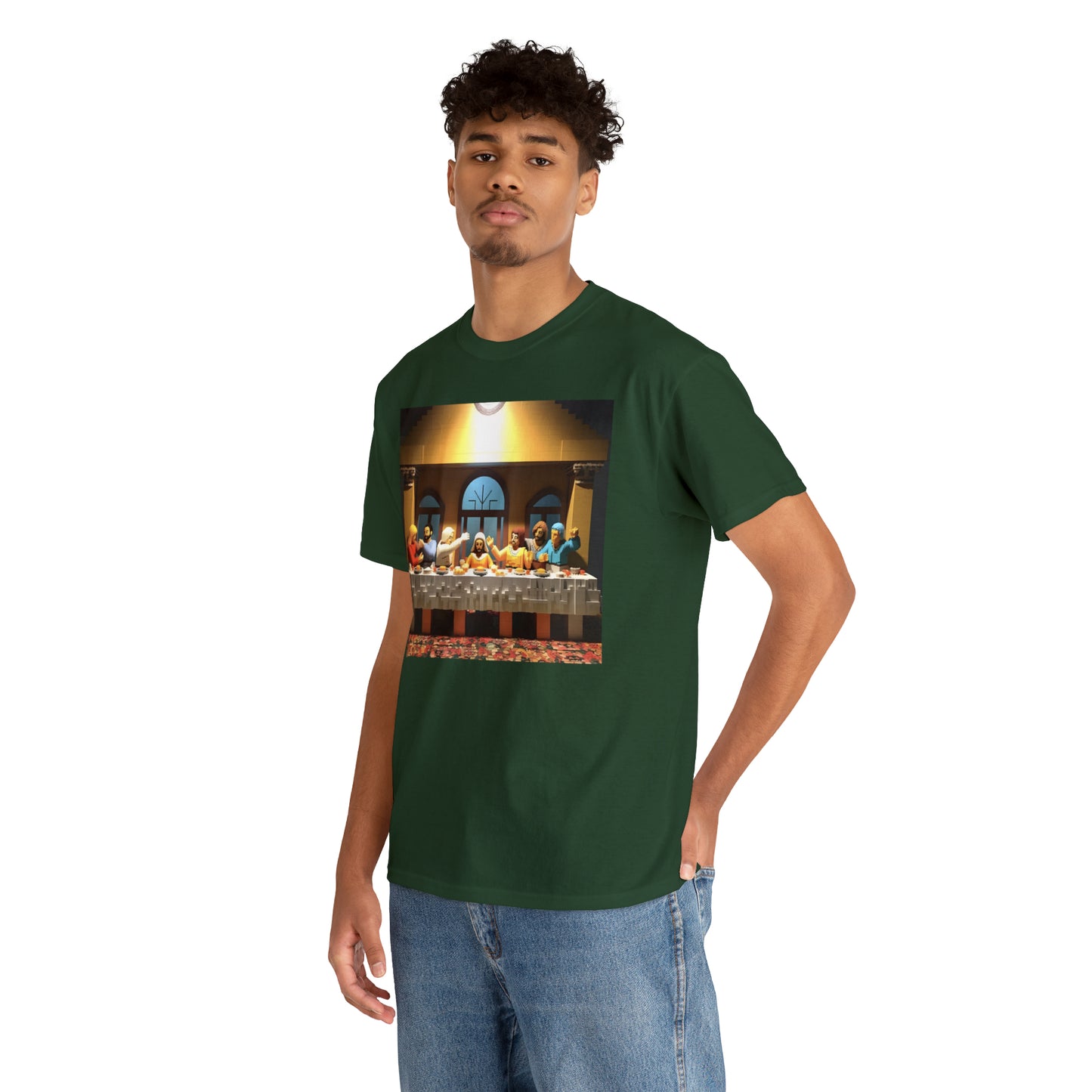“The Last Supper” LEGO BOX SET -  Unisex Heavy Cotton Tee