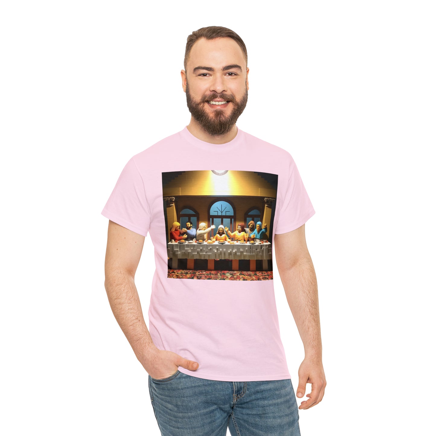 “The Last Supper” LEGO BOX SET -  Unisex Heavy Cotton Tee