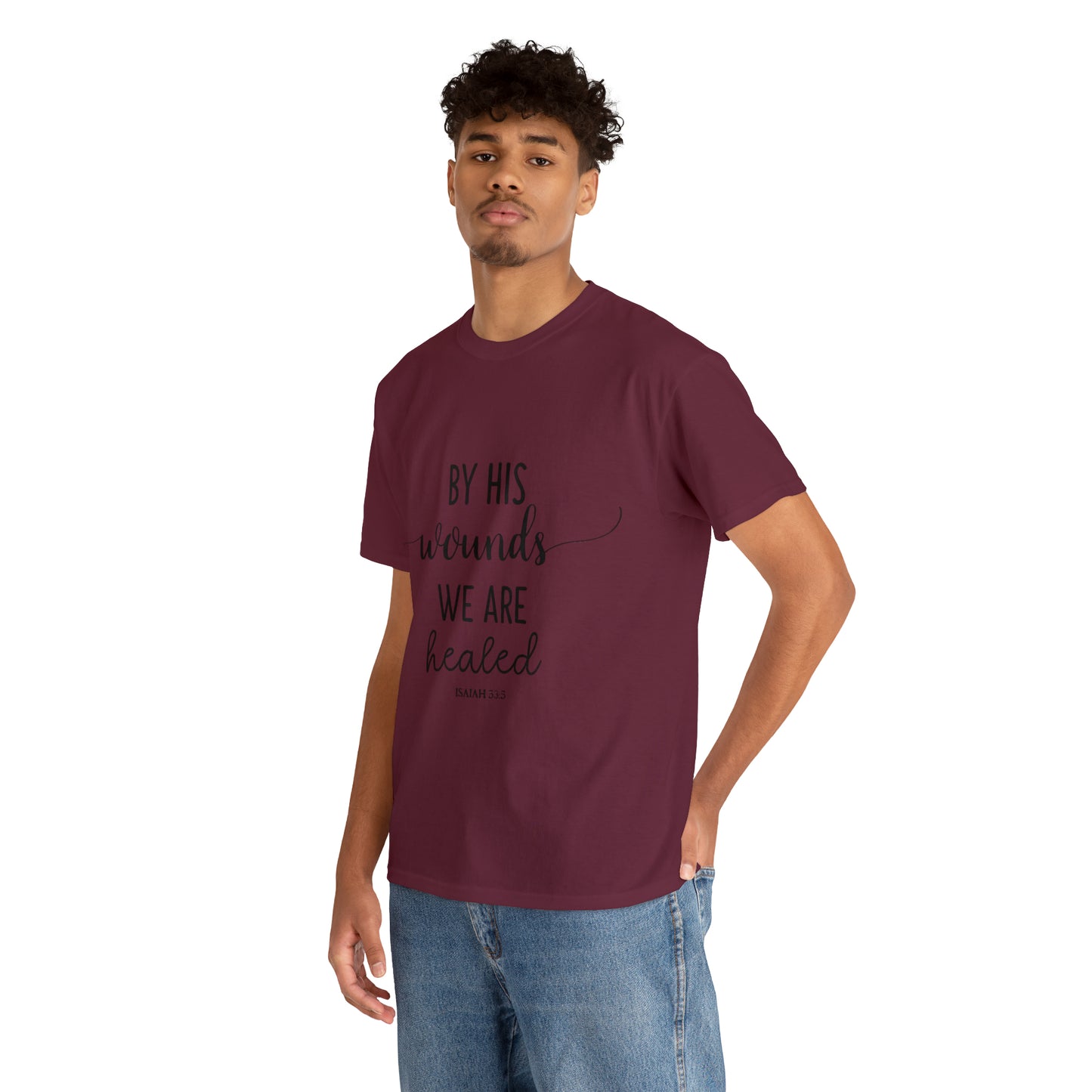 By HIS wounds we are healed - Isaiah - CR Celebrate Recovery Classic Logo - Ultra Cotton Long Sleeve Tee