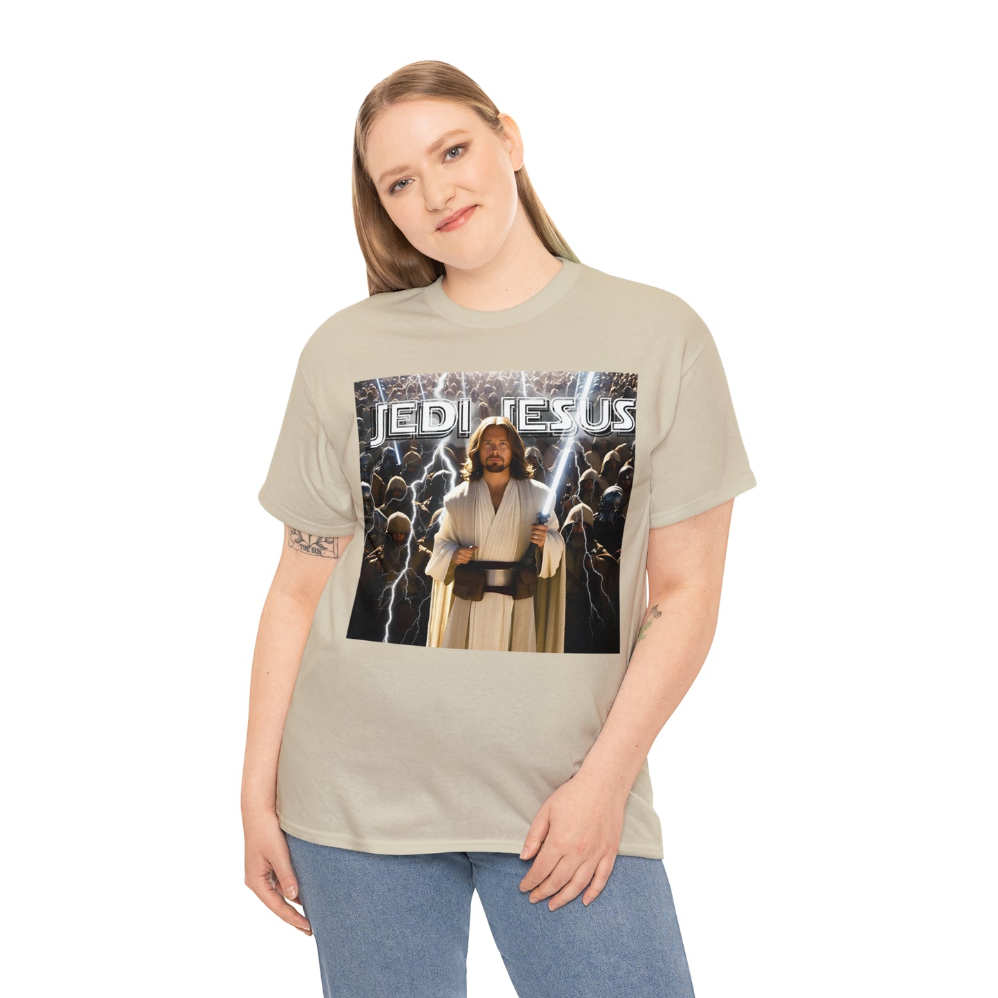 Jedi Jesus Unisex Heavy Cotton Tee