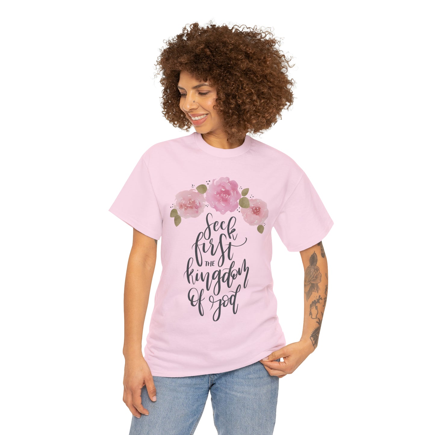Seek First the Kingdom of God Unisex Heavy Cotton Tee