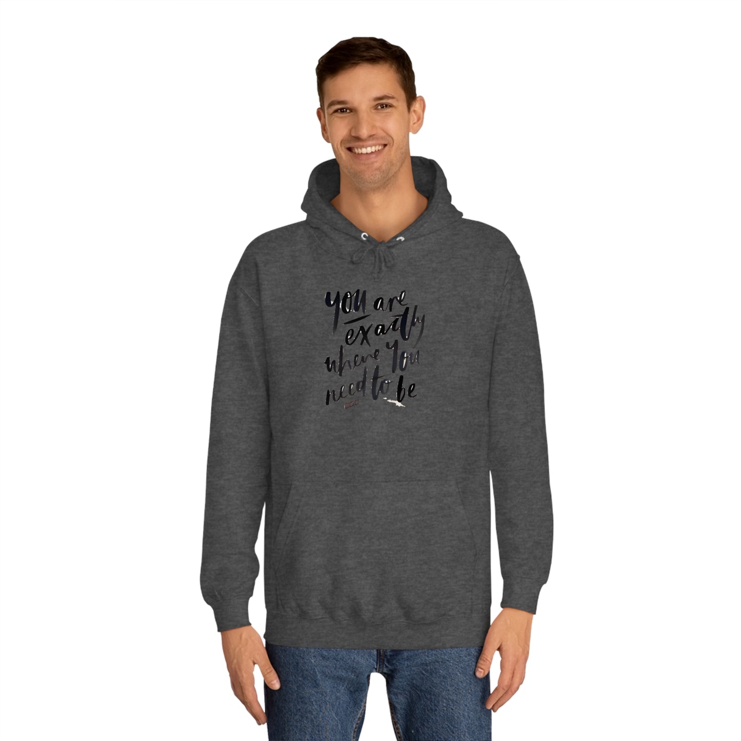 You are EXACTLY where you need to be - CR Celebrate Recovery Classic Logo - Ultra Cotton Long Sleeve Tee