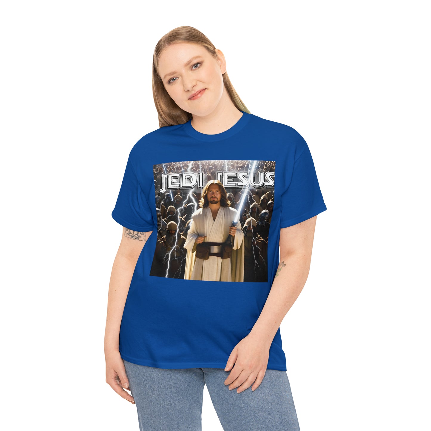 Jedi Jesus Unisex Heavy Cotton Tee