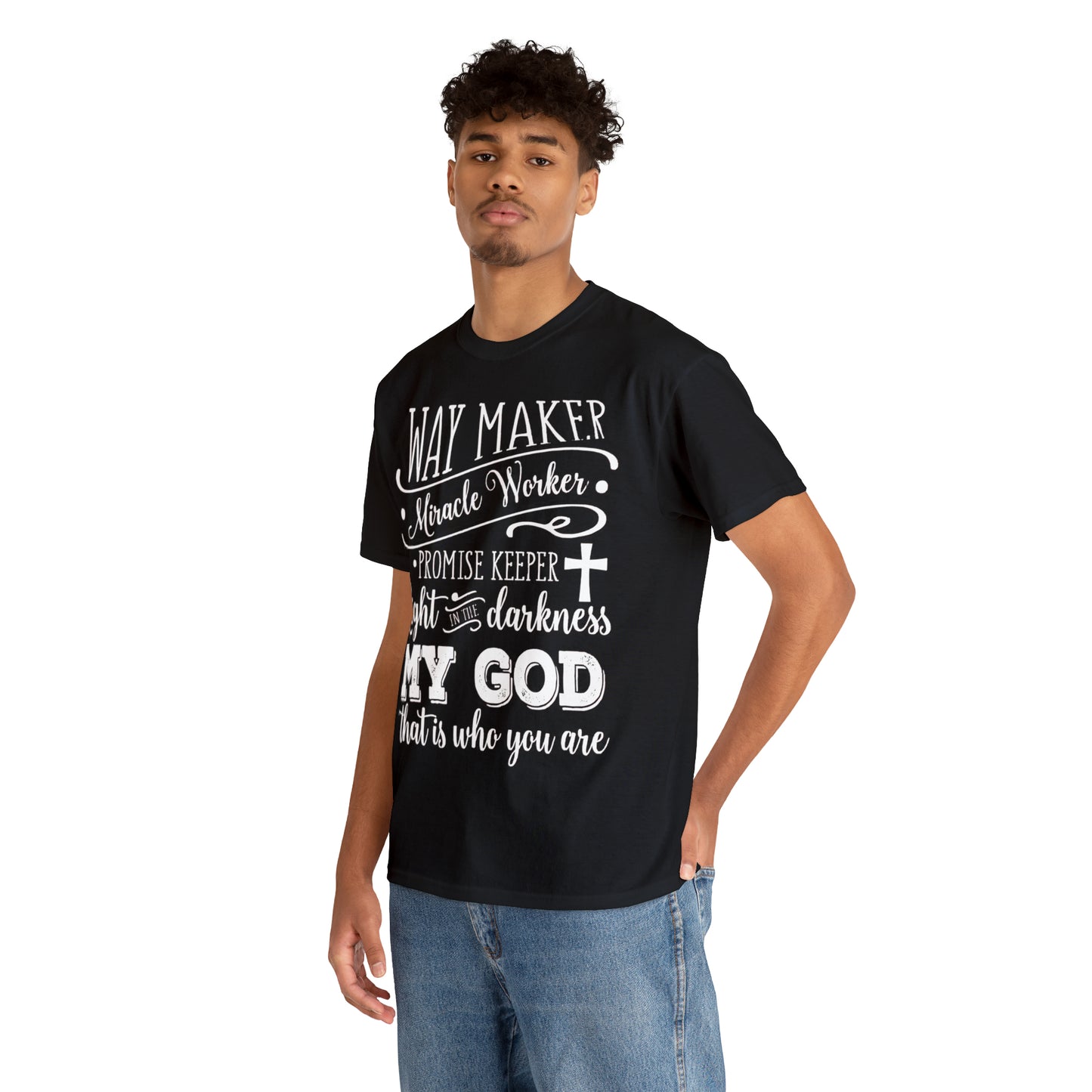 Waymaker Miracle Worker - Unisex Heavy Cotton Short Sleeve Tee