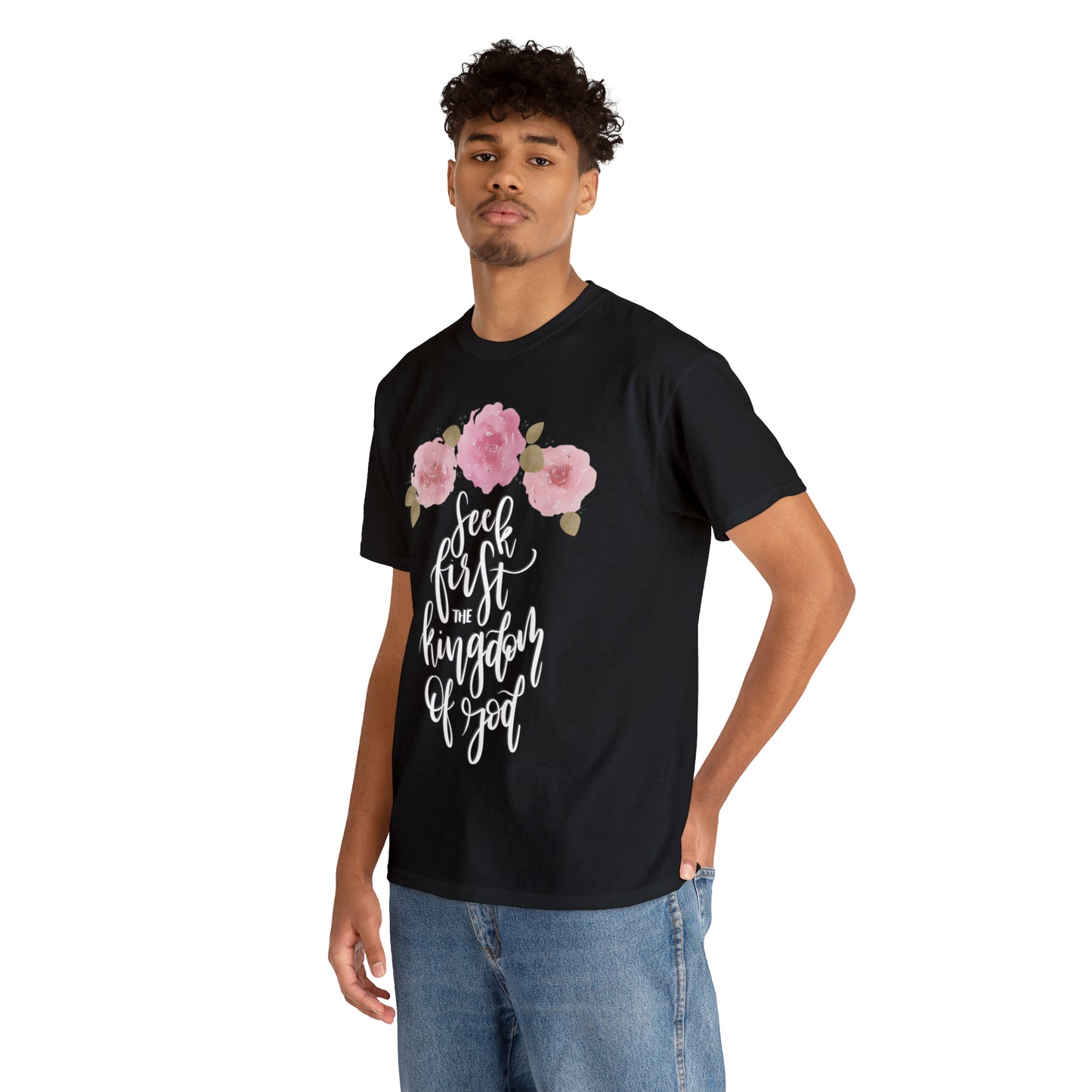 Seek First the Kingdom of God Unisex Heavy Cotton Tee