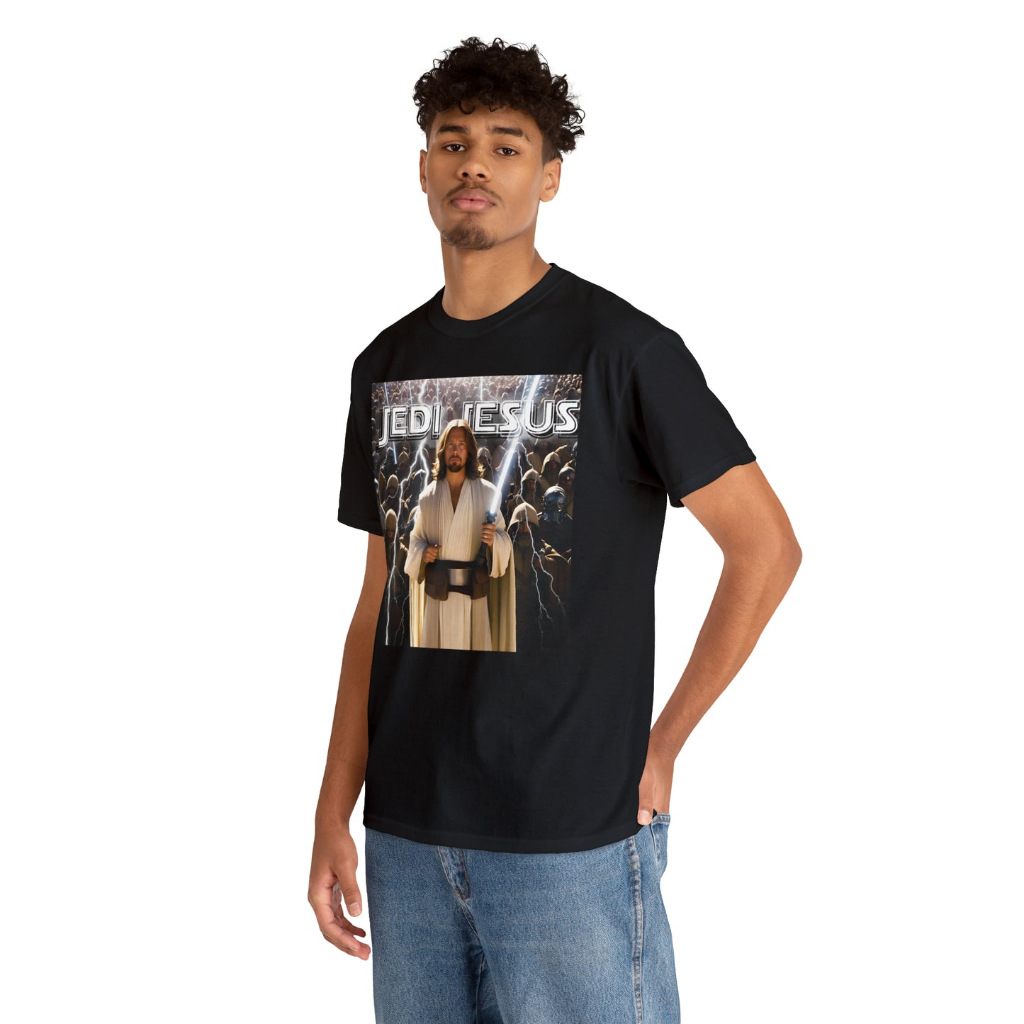 Jedi Jesus Unisex Heavy Cotton Tee