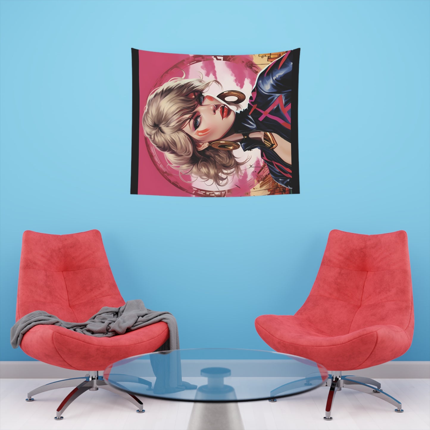 Anime Taylor Swift 2- Printed Wall Tapestry