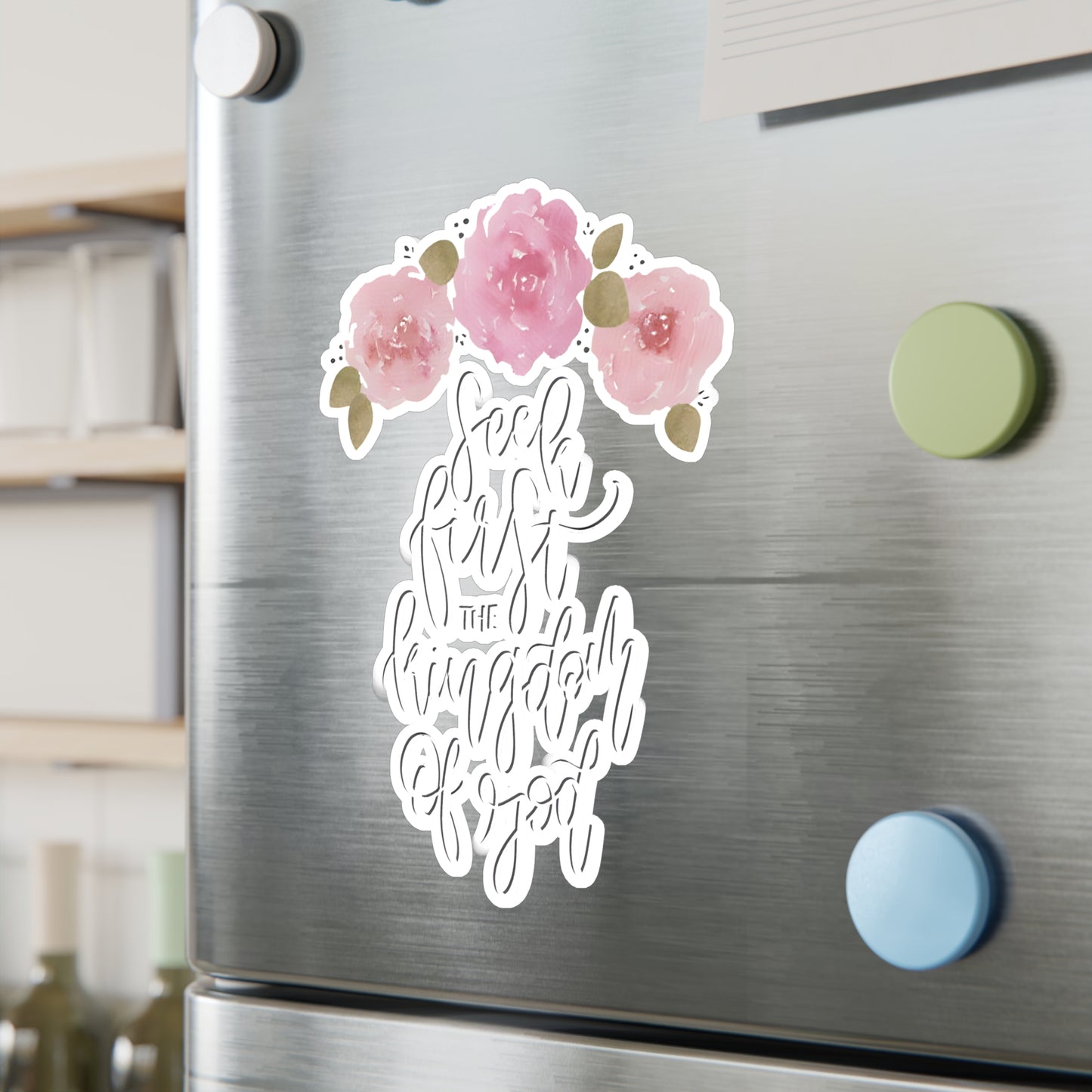 Seek First the Kingdom of God  - Kiss-Cut Vinyl Decals