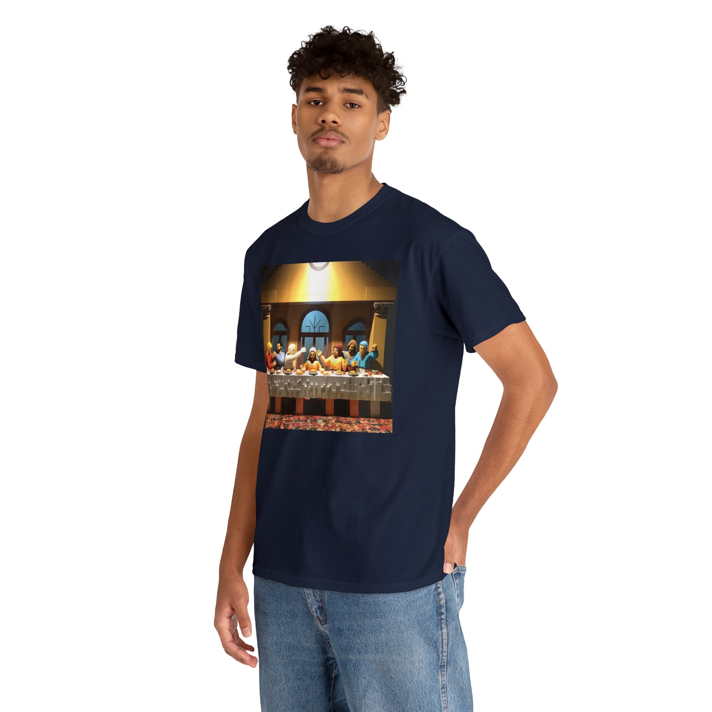 “The Last Supper” LEGO BOX SET -  Unisex Heavy Cotton Tee