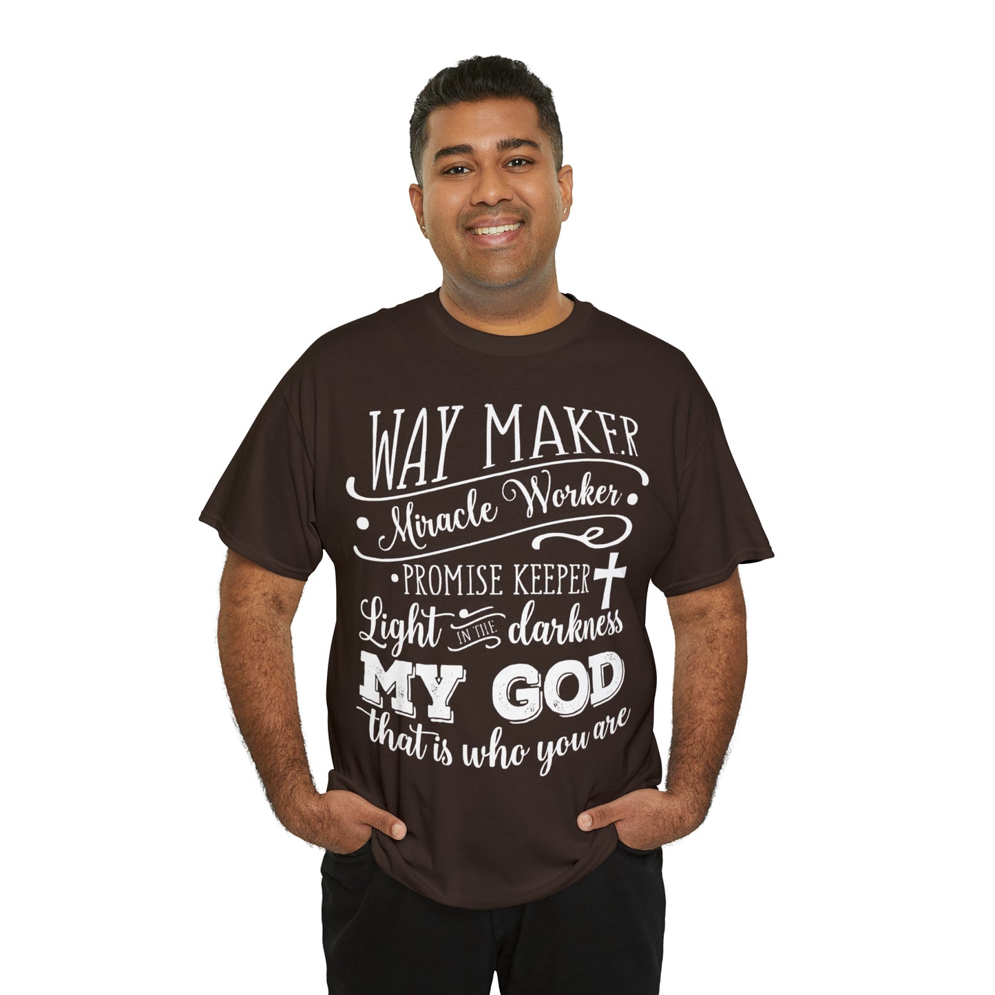 Waymaker Miracle Worker - Unisex Heavy Cotton Short Sleeve Tee