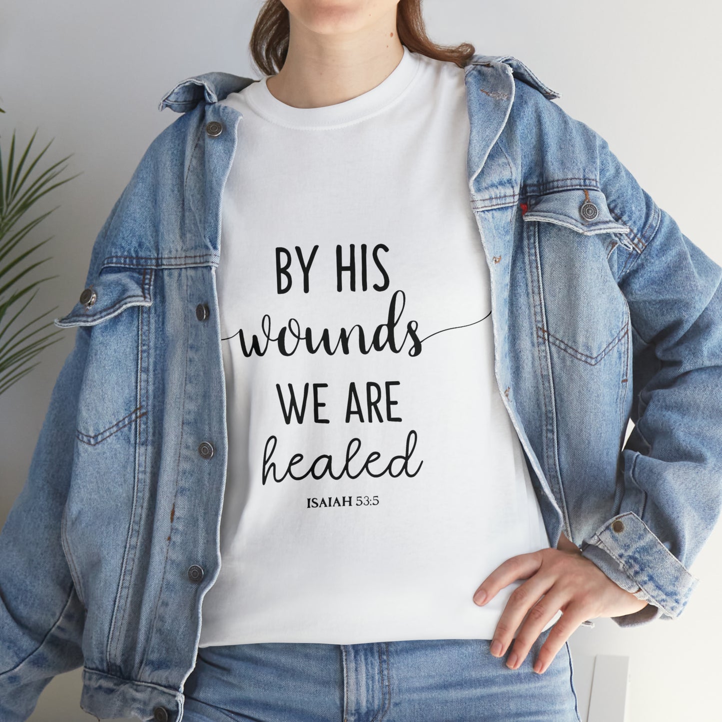 By HIS wounds we are healed - Isaiah - CR Celebrate Recovery Classic Logo - Ultra Cotton Long Sleeve Tee