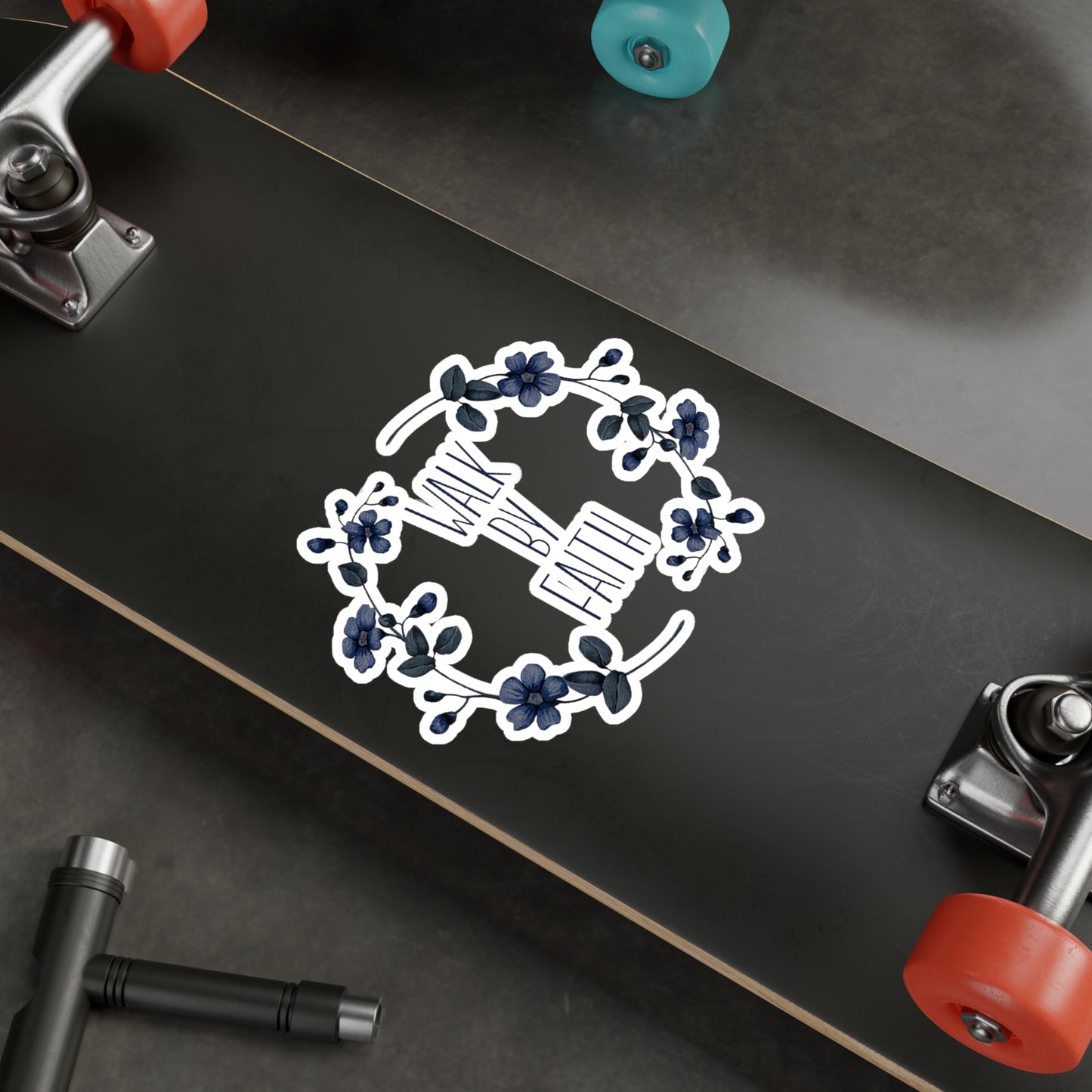 Walk by Faith Kiss-Cut Vinyl Decals
