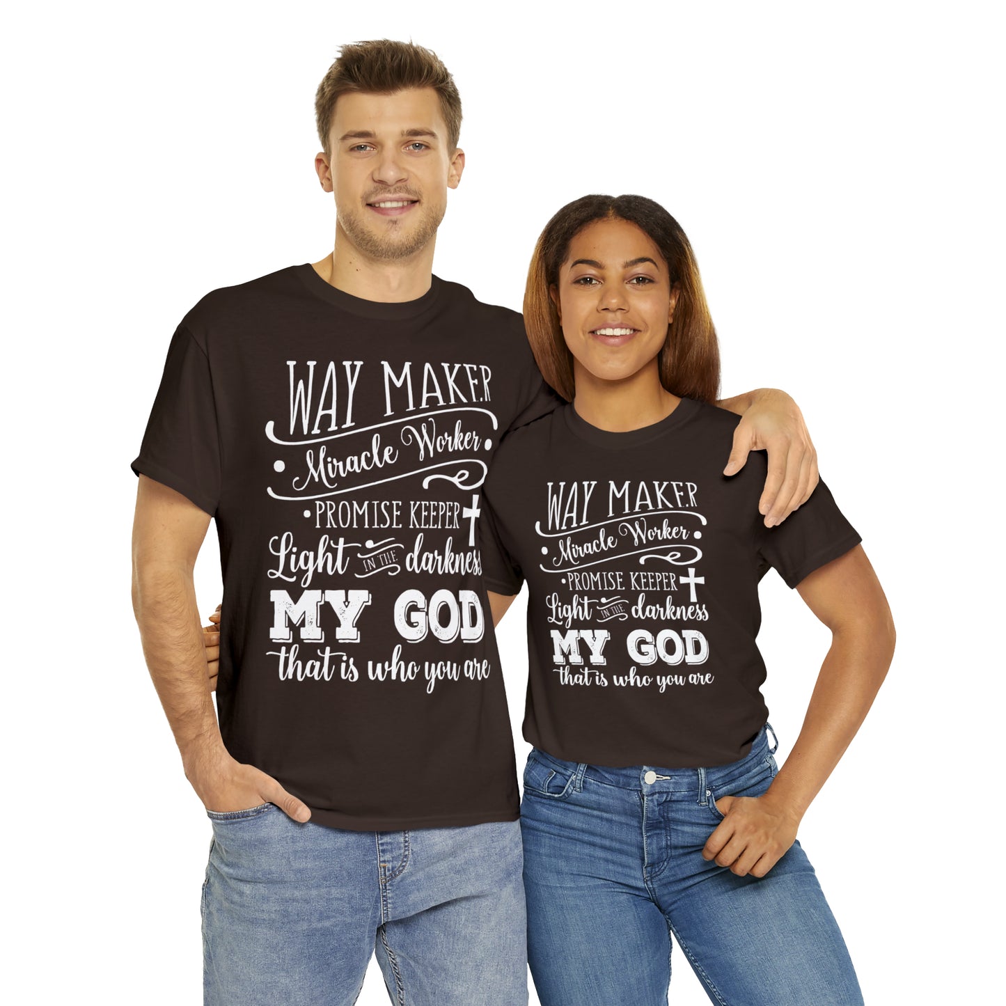 Waymaker Miracle Worker - Unisex Heavy Cotton Short Sleeve Tee