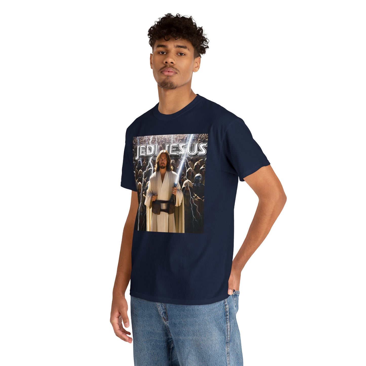 Jedi Jesus Unisex Heavy Cotton Tee