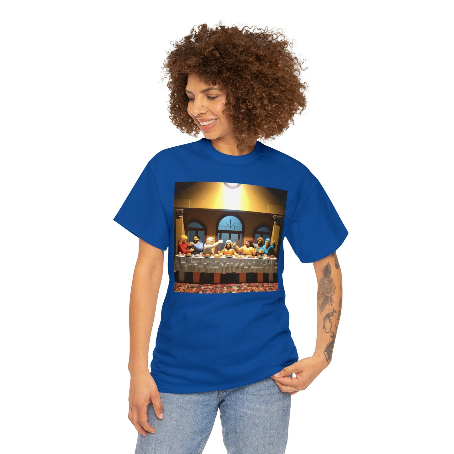 “The Last Supper” LEGO BOX SET -  Unisex Heavy Cotton Tee