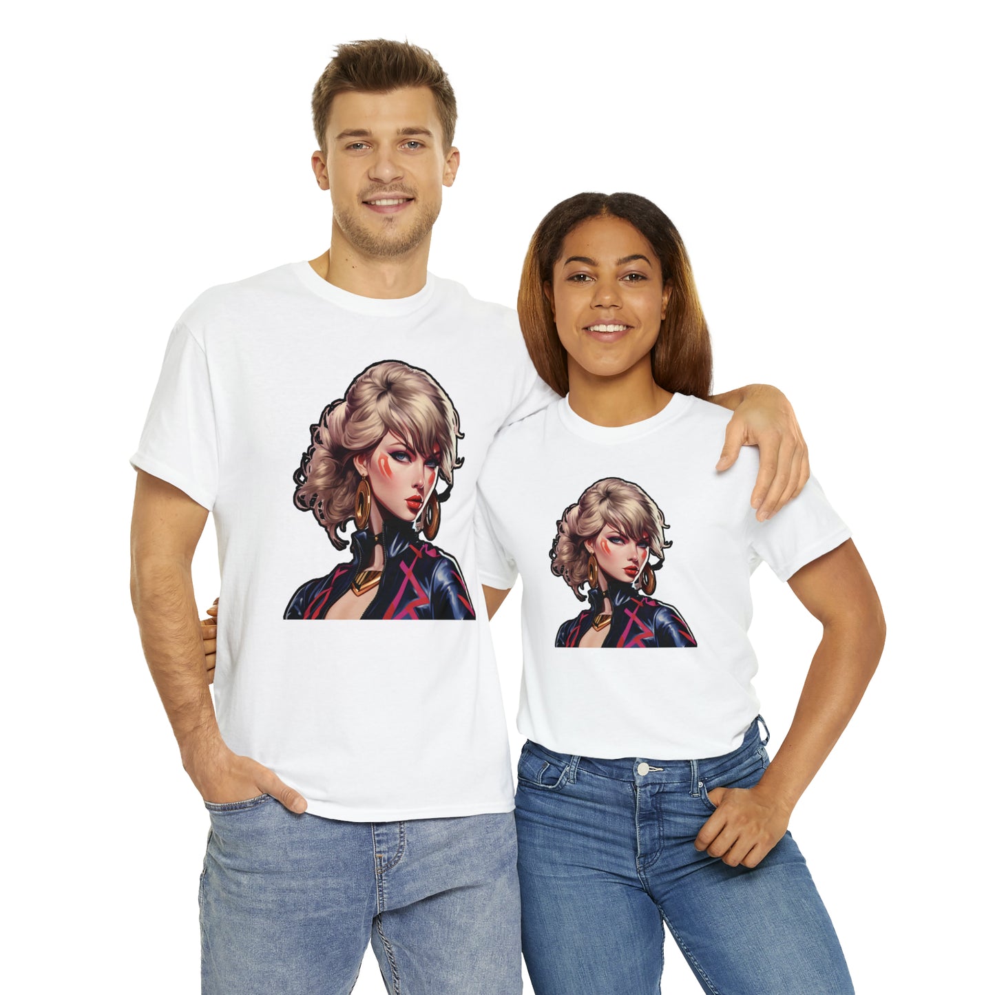 Anime Taylor Swift 2- Unisex Heavy Cotton Tee