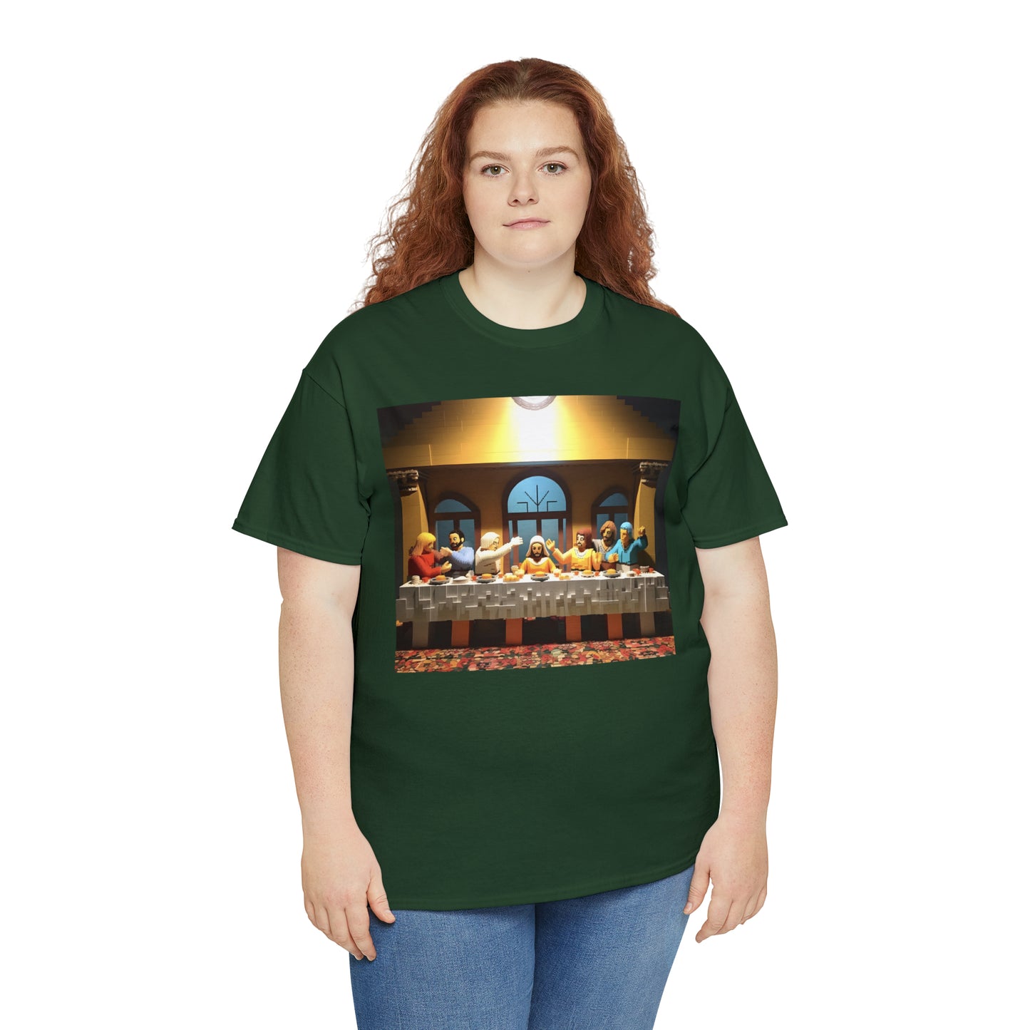 “The Last Supper” LEGO BOX SET -  Unisex Heavy Cotton Tee