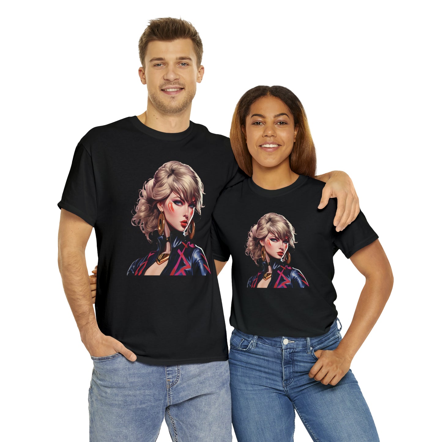 Anime Taylor Swift 2- Unisex Heavy Cotton Tee