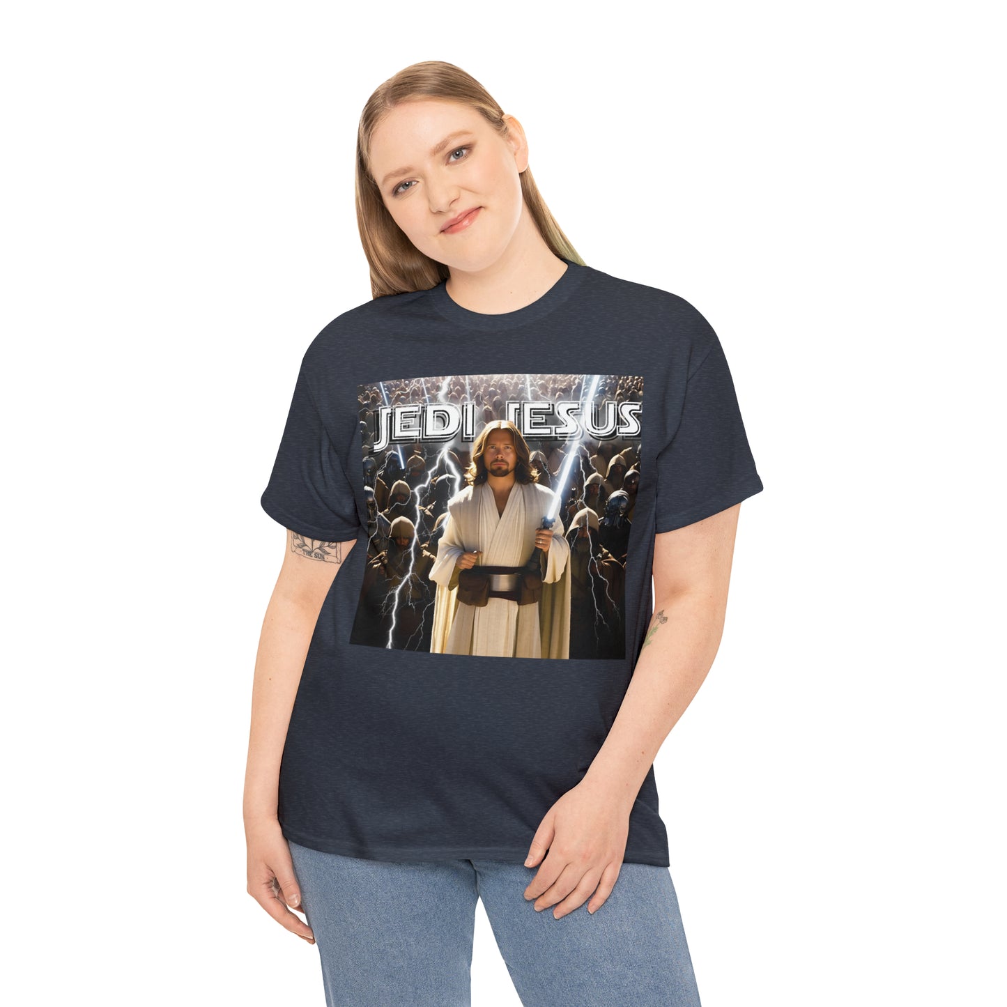 Jedi Jesus Unisex Heavy Cotton Tee