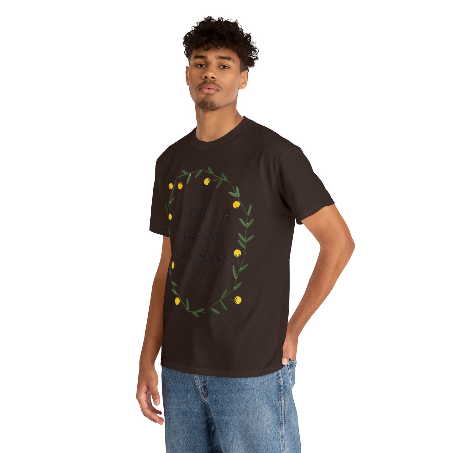 Be still and know that I am with you - Psalm Unisex Heavy Cotton Tee