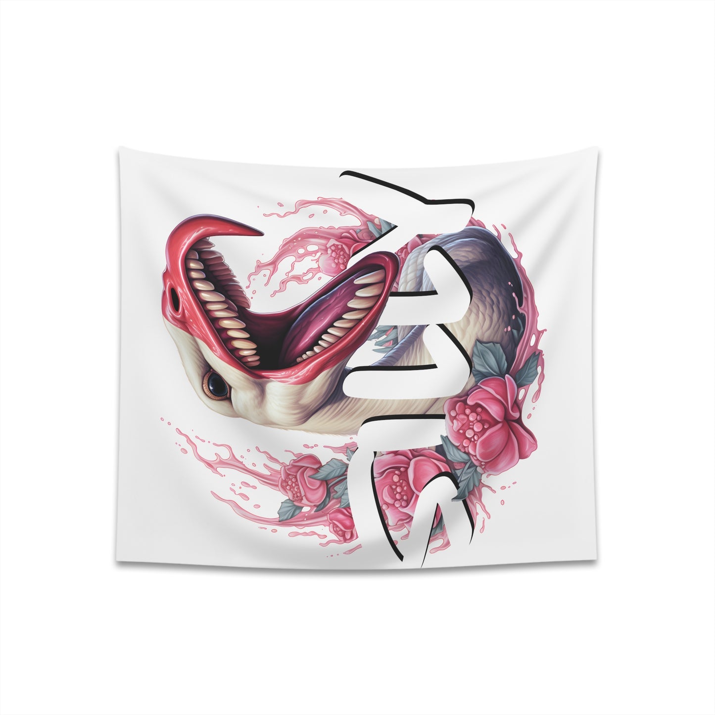 Aggressively Silly Goose Printed Wall Tapestry