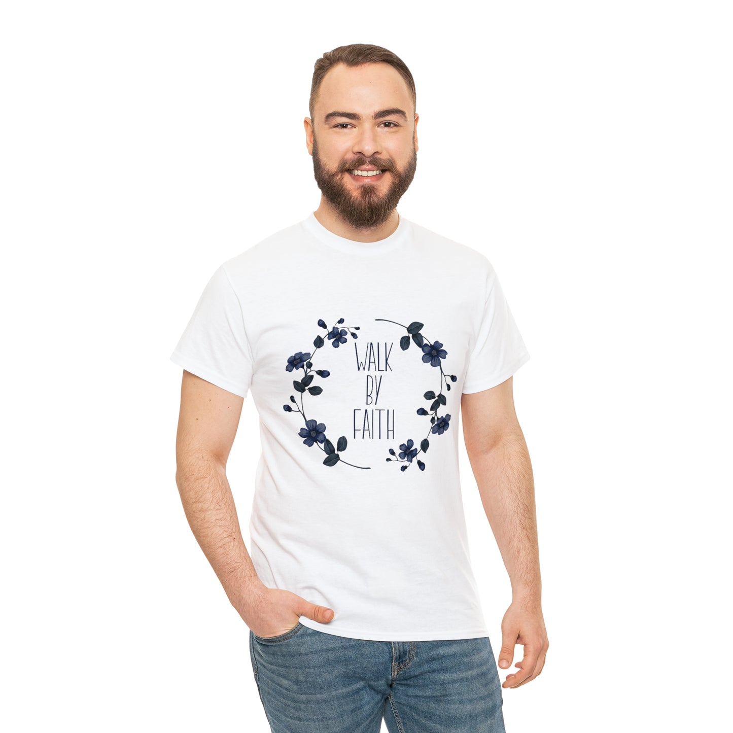 Walk by FAITH Unisex Heavy Cotton Tee